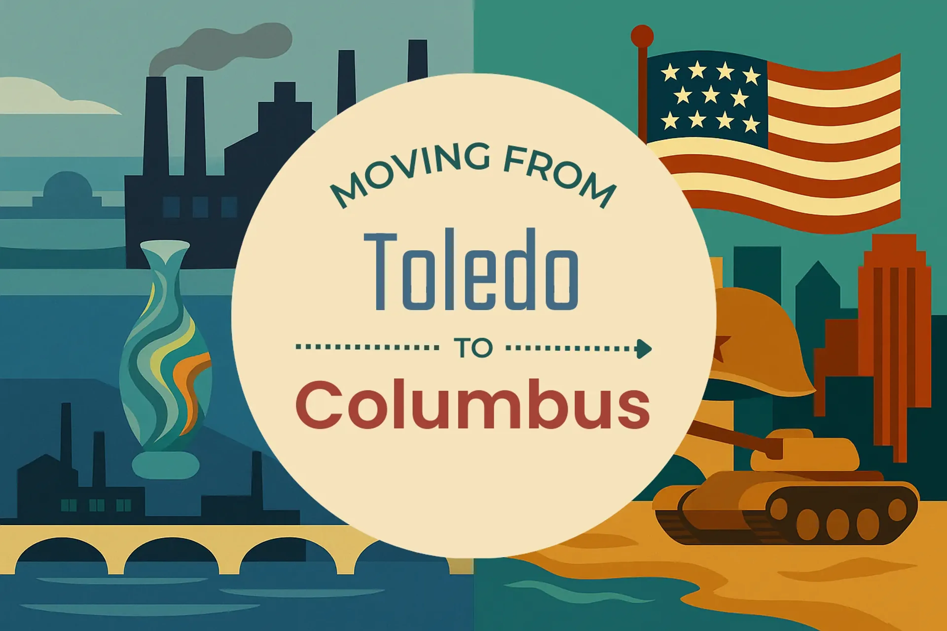 Side-by-side comparison of Toledo to Columbus moving companies