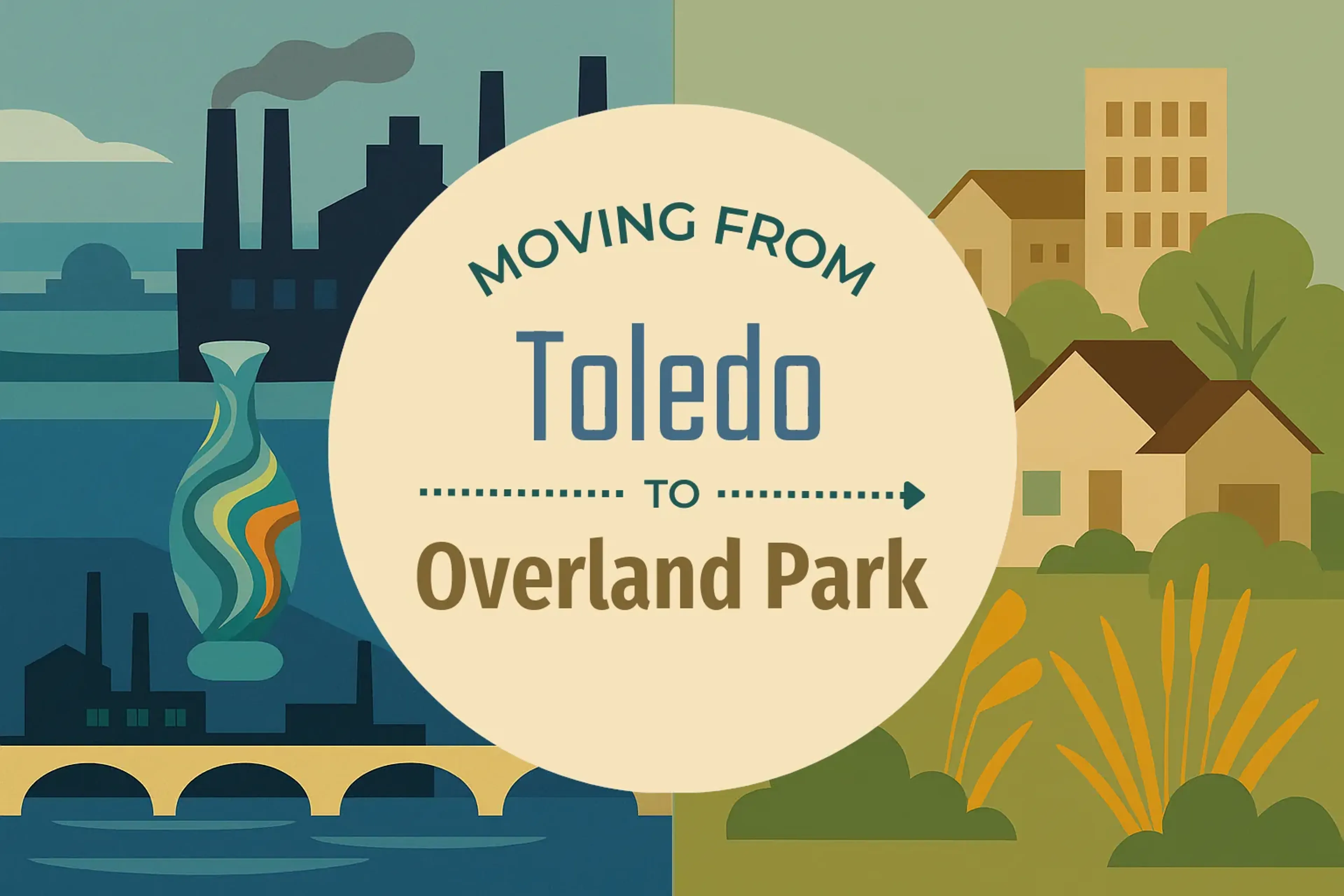 Side-by-side comparison of Toledo to Overland Park moving companies