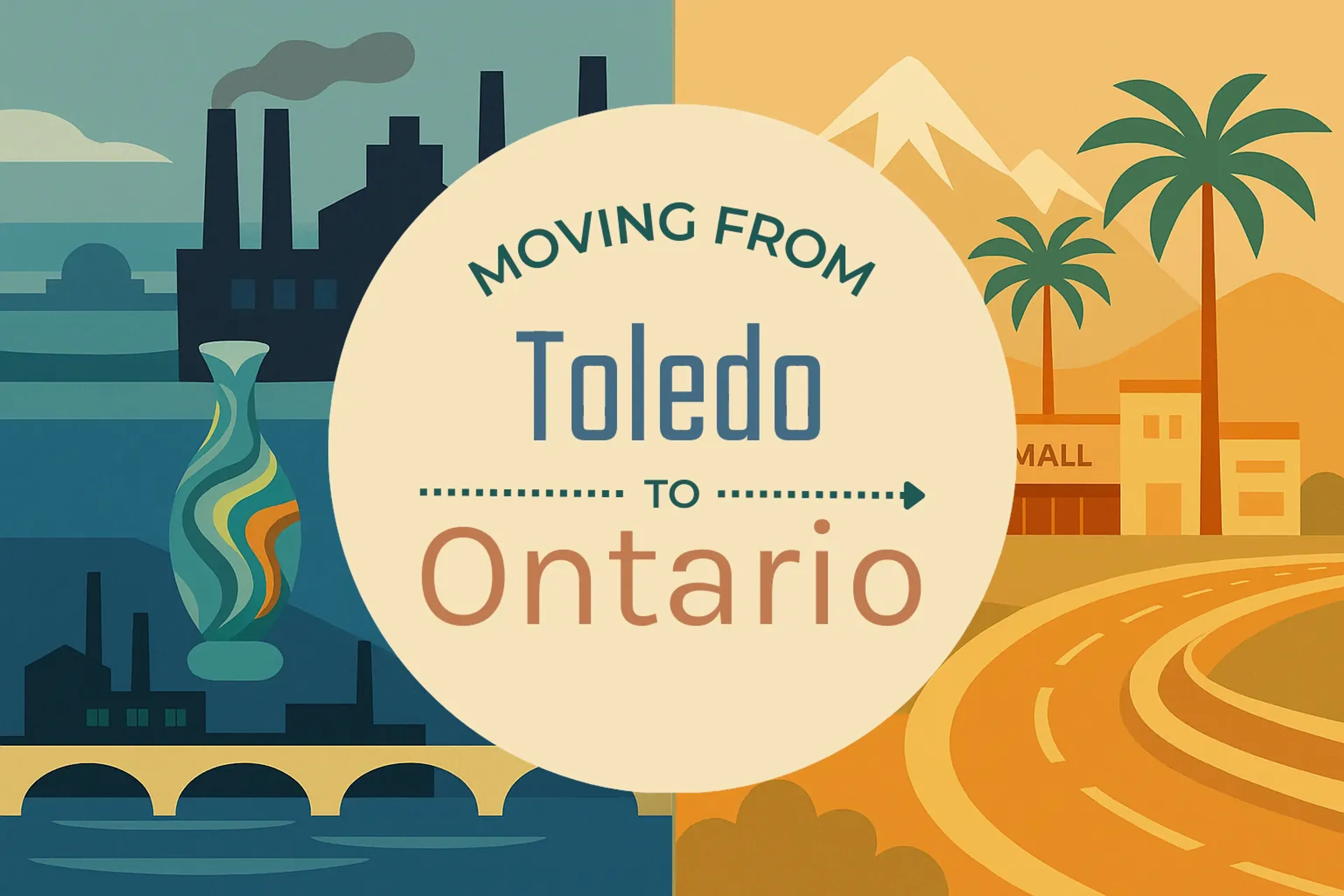 Side-by-side comparison of Toledo to Ontario moving companies
