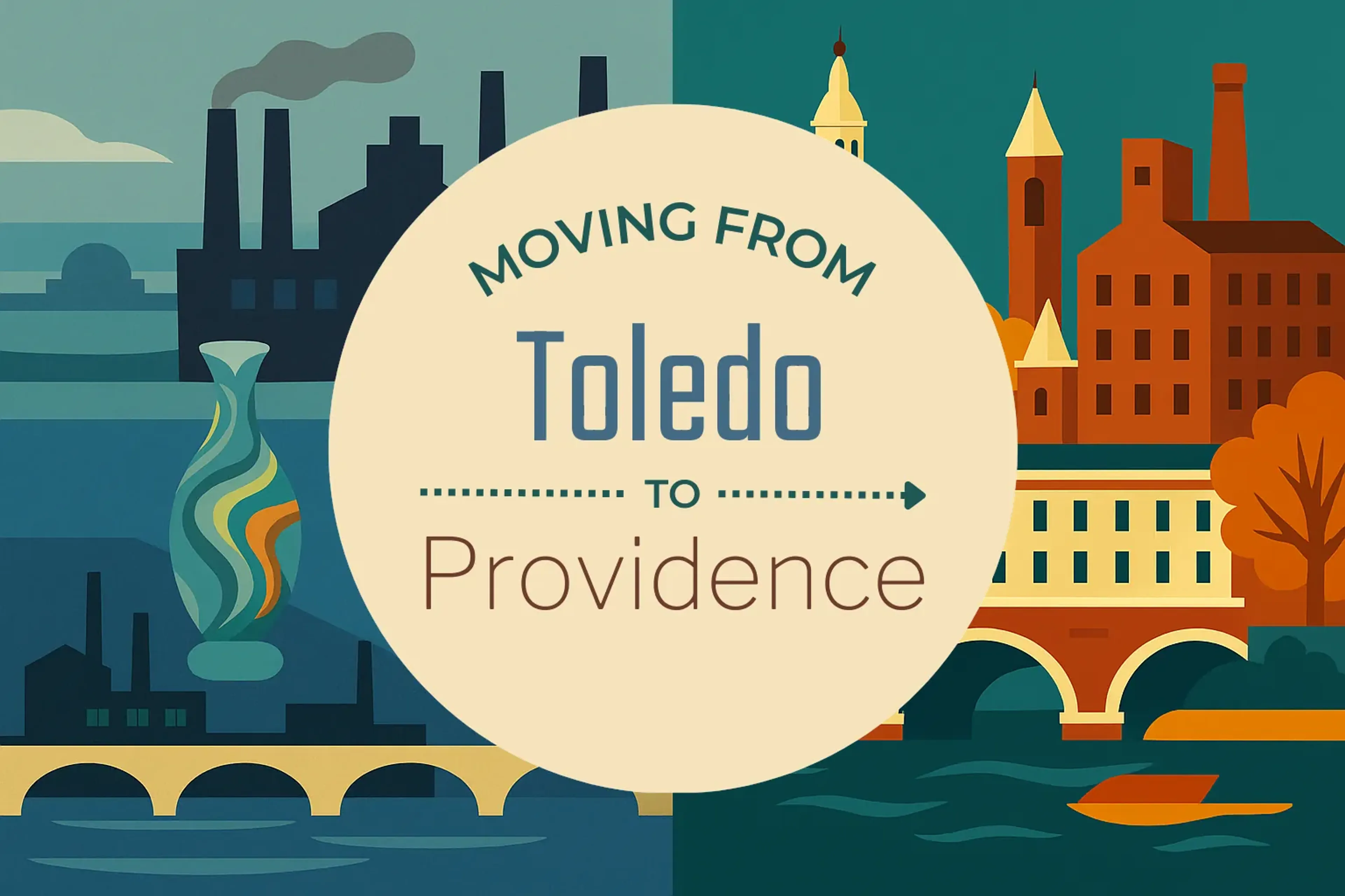 Side-by-side comparison of Toledo to Providence moving companies