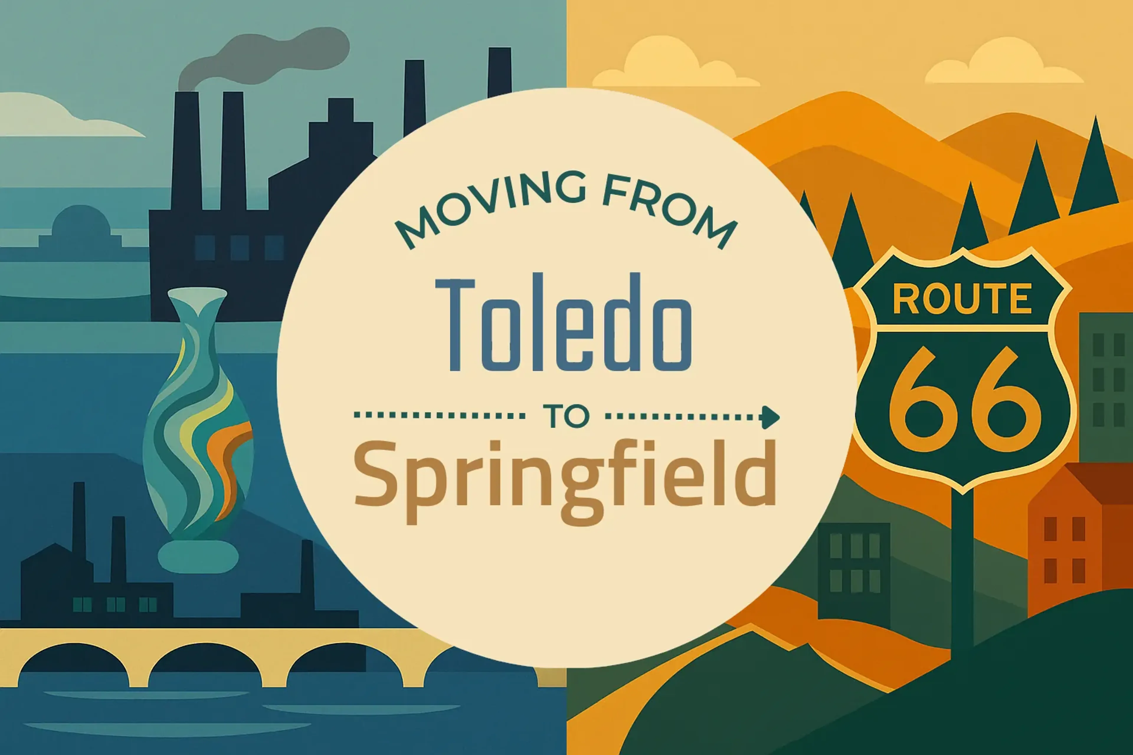 Side-by-side comparison of Toledo to Springfield moving companies