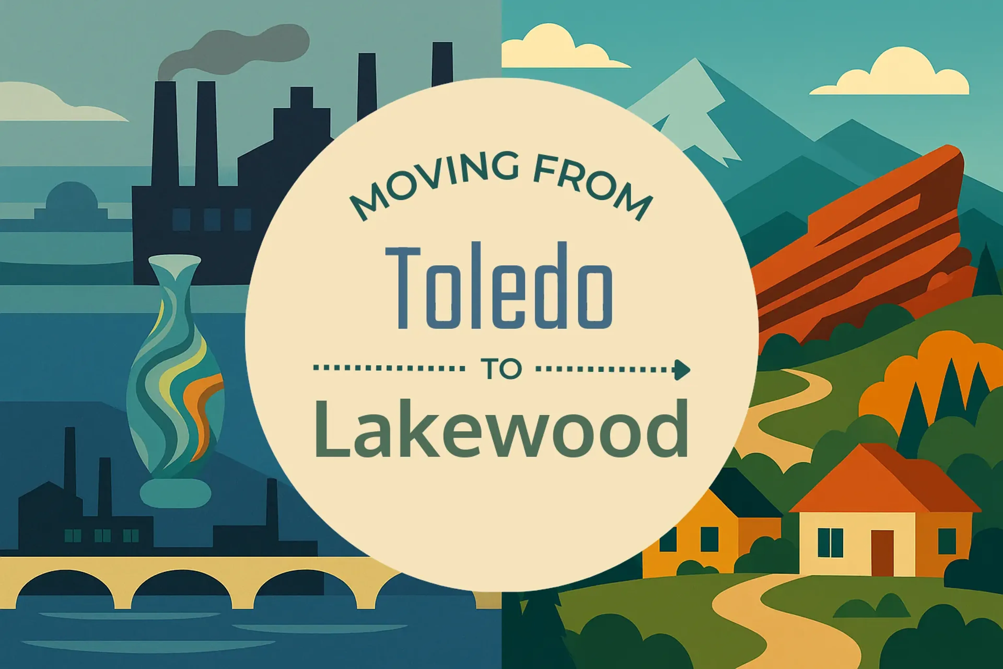 Side-by-side comparison of Toledo to Lakewood moving companies