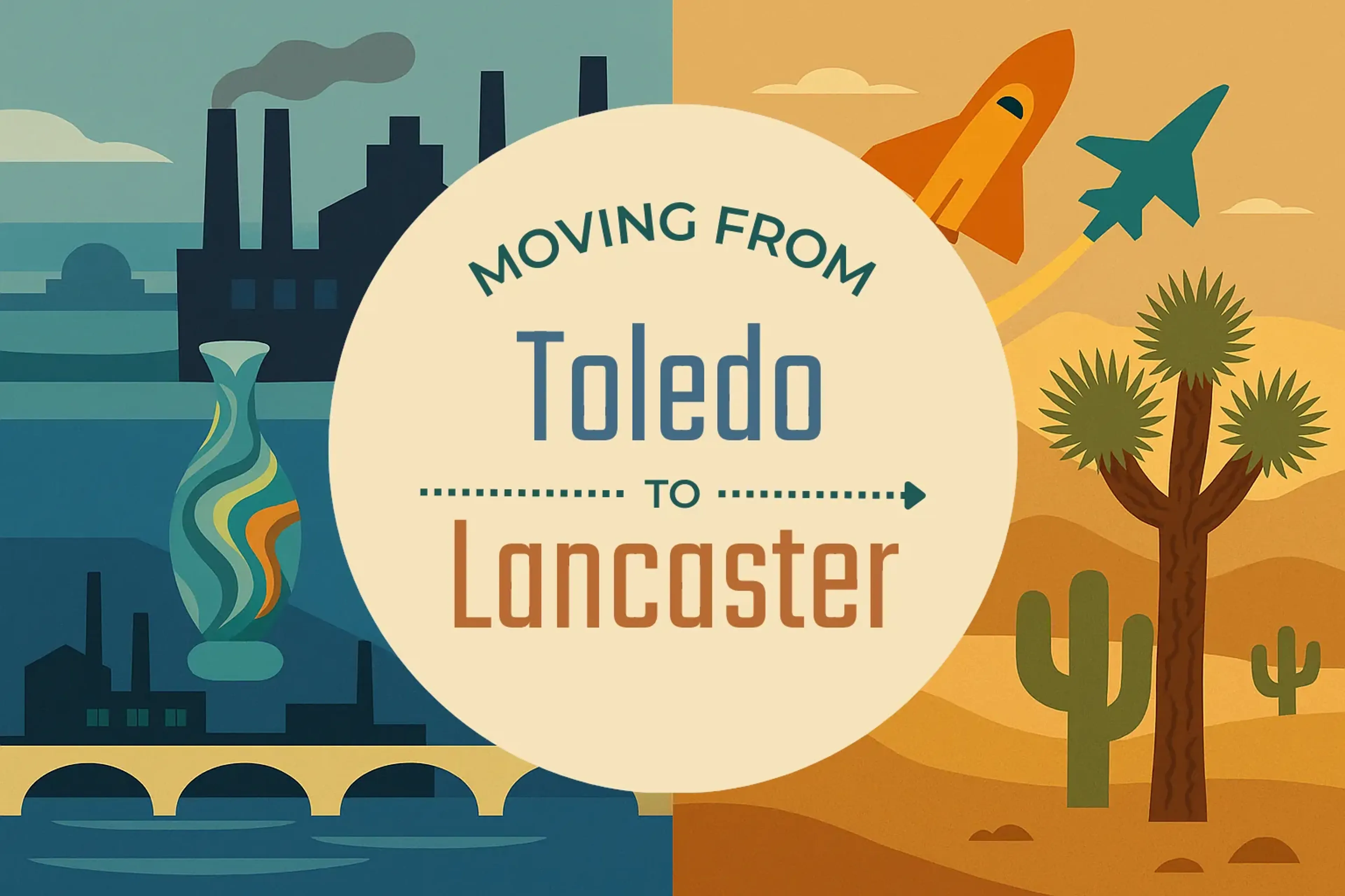 Side-by-side comparison of Toledo to Lancaster moving companies