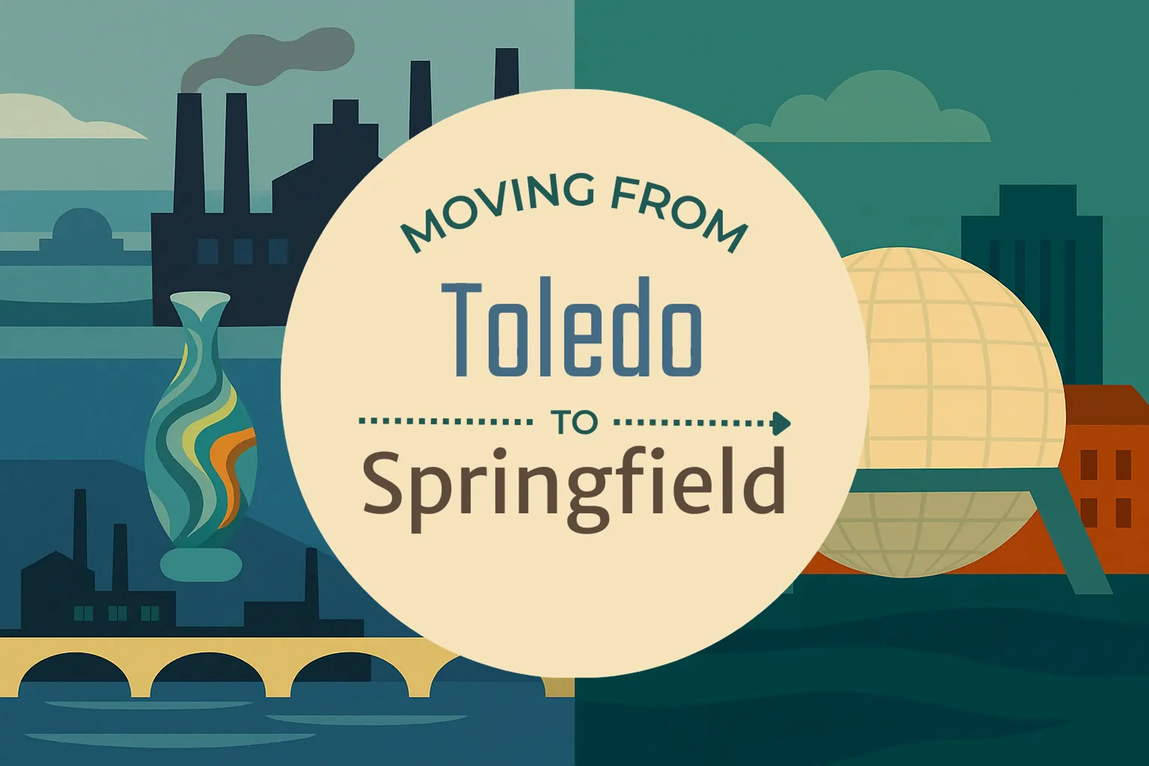 Side-by-side comparison of Toledo to Springfield moving companies