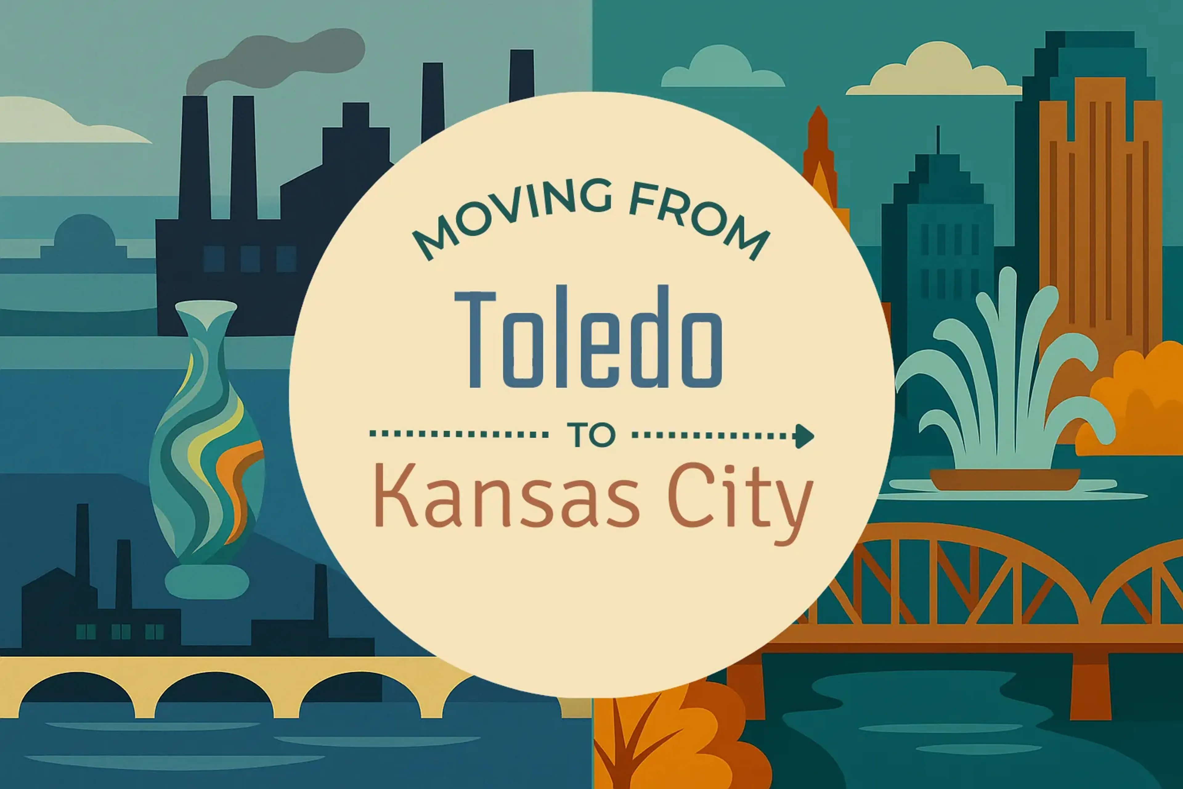 Side-by-side comparison of Toledo to Kansas City moving companies