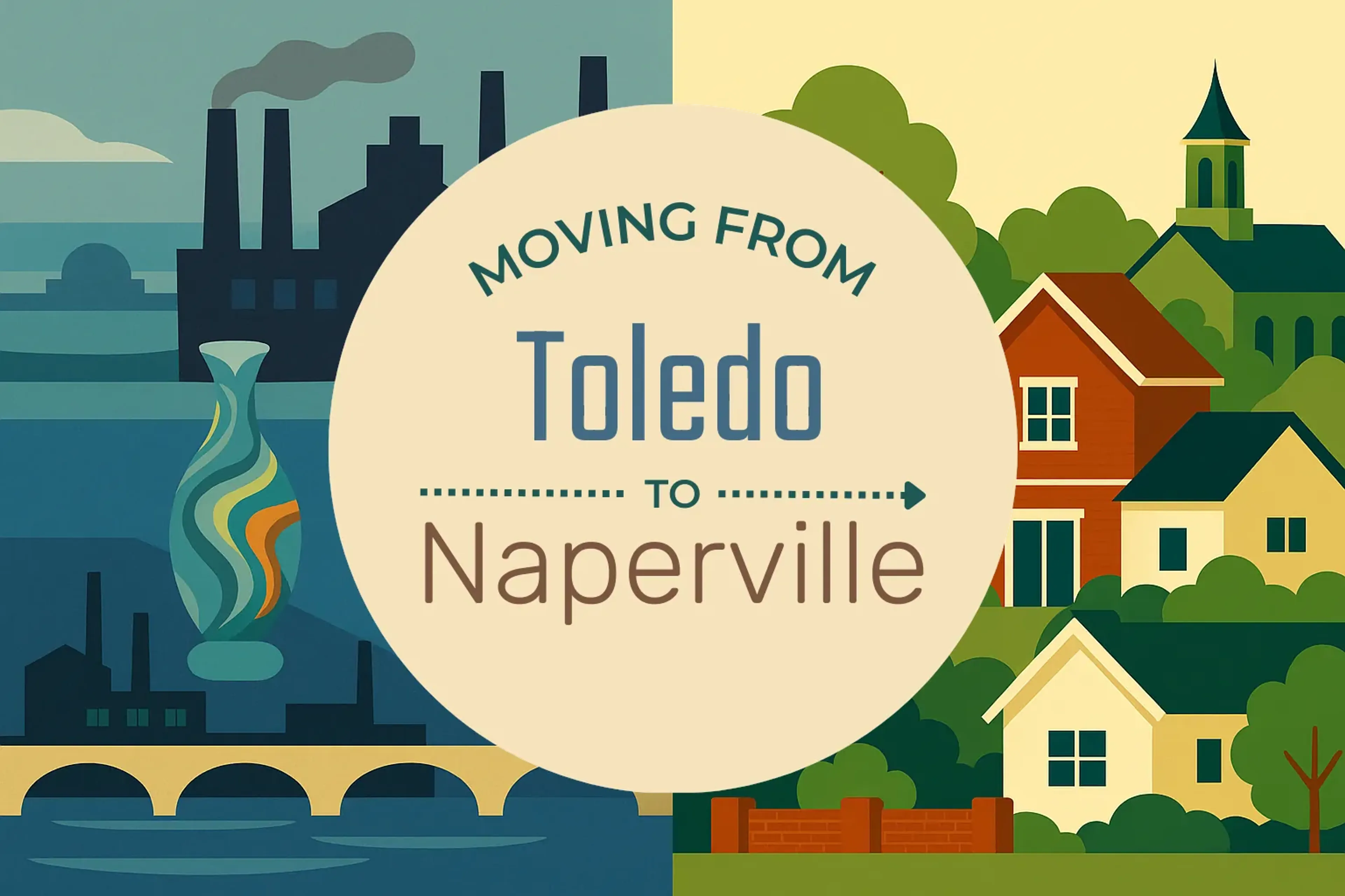 Side-by-side comparison of Toledo to Naperville moving companies