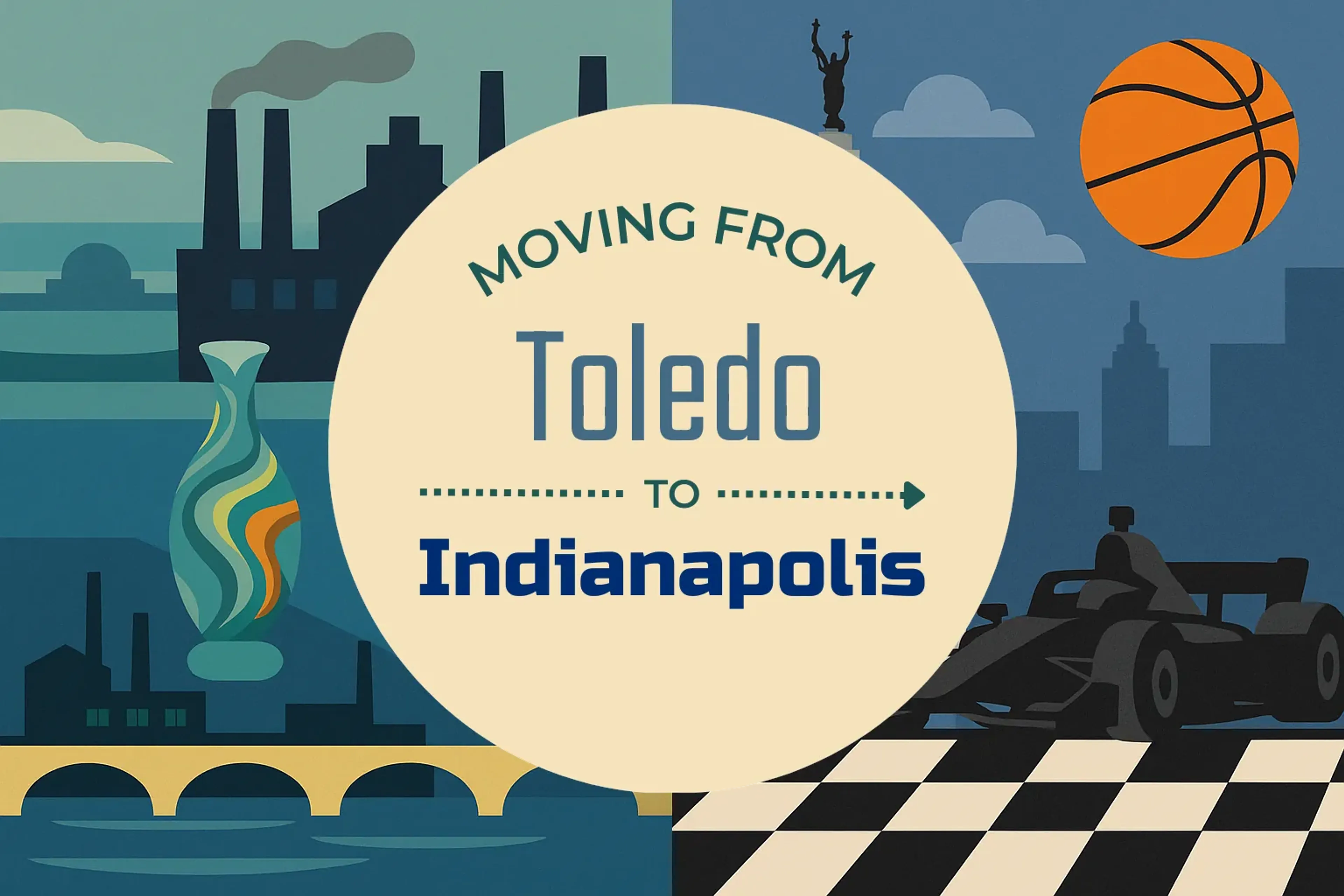 Side-by-side comparison of Toledo to Indianapolis moving companies
