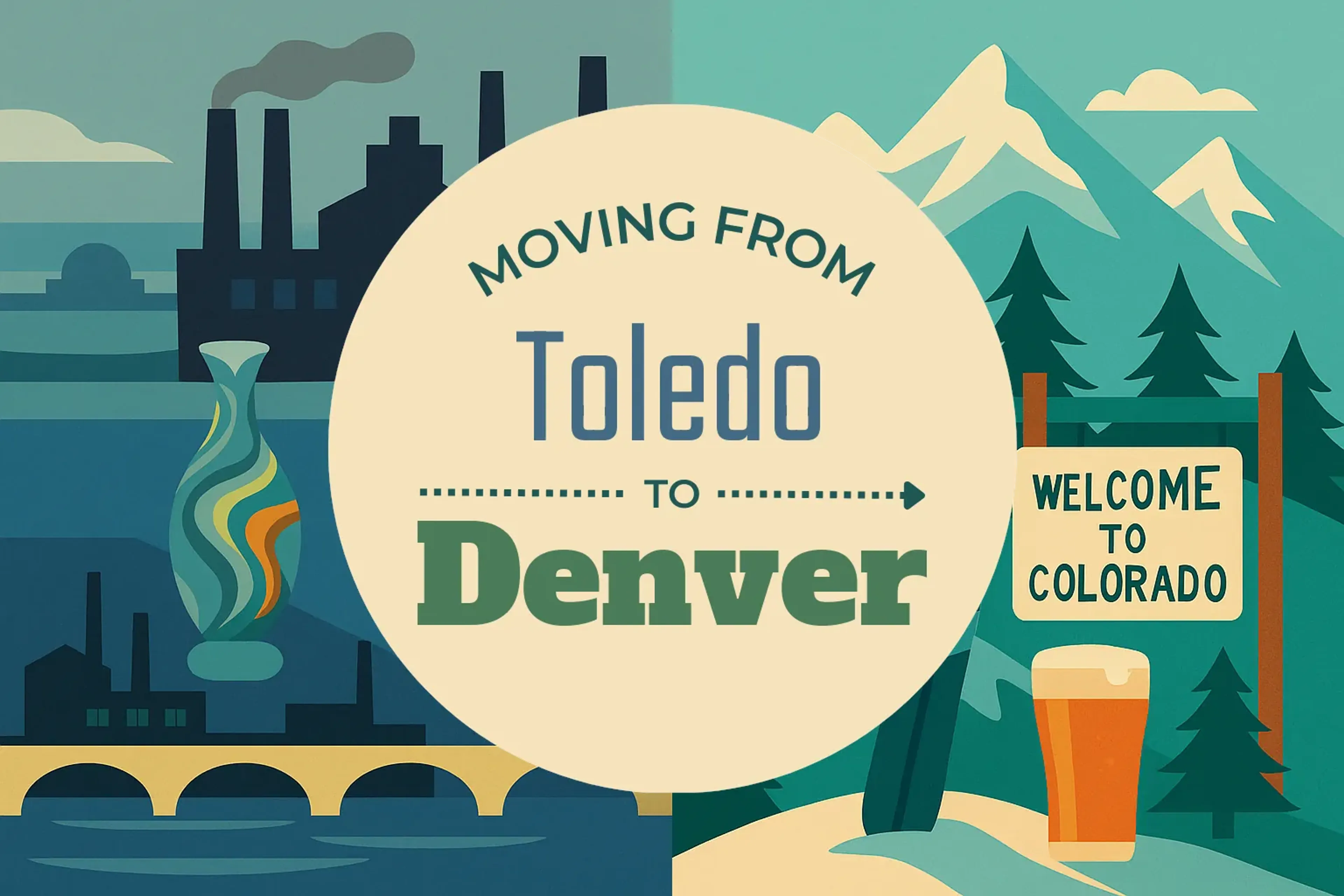 Side-by-side comparison of Toledo to Denver moving companies