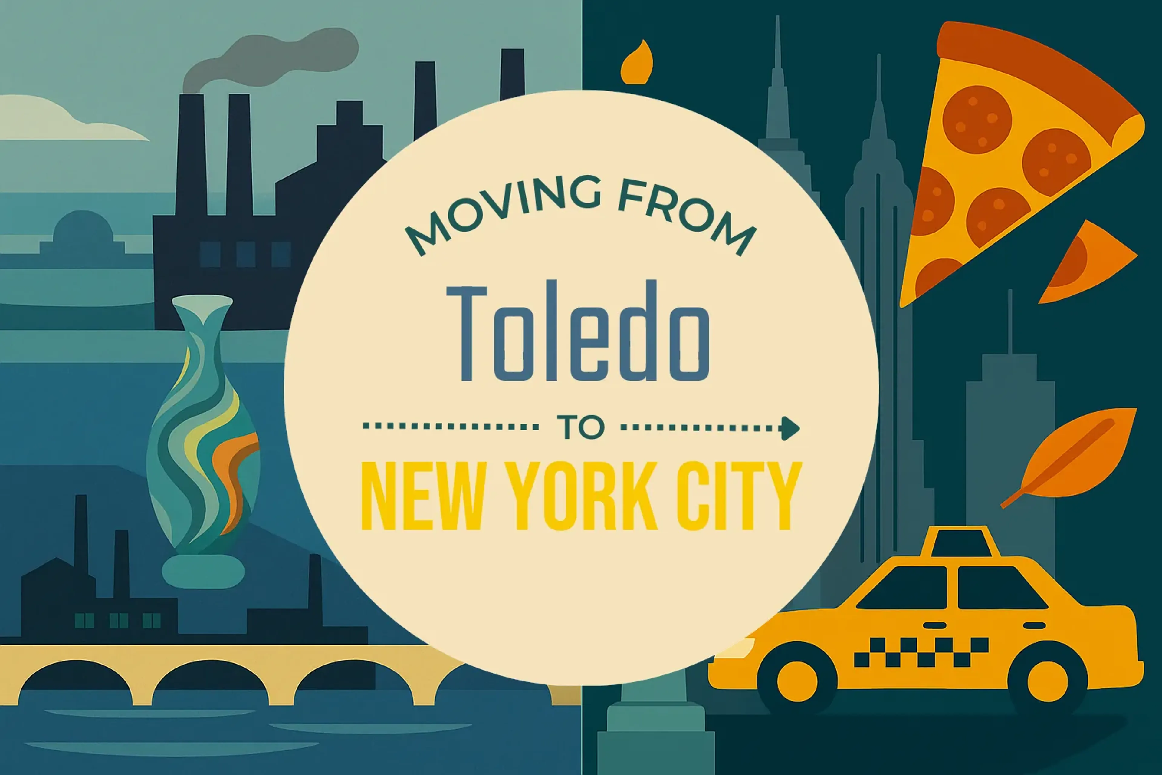 Side-by-side comparison of Toledo to New York City moving companies