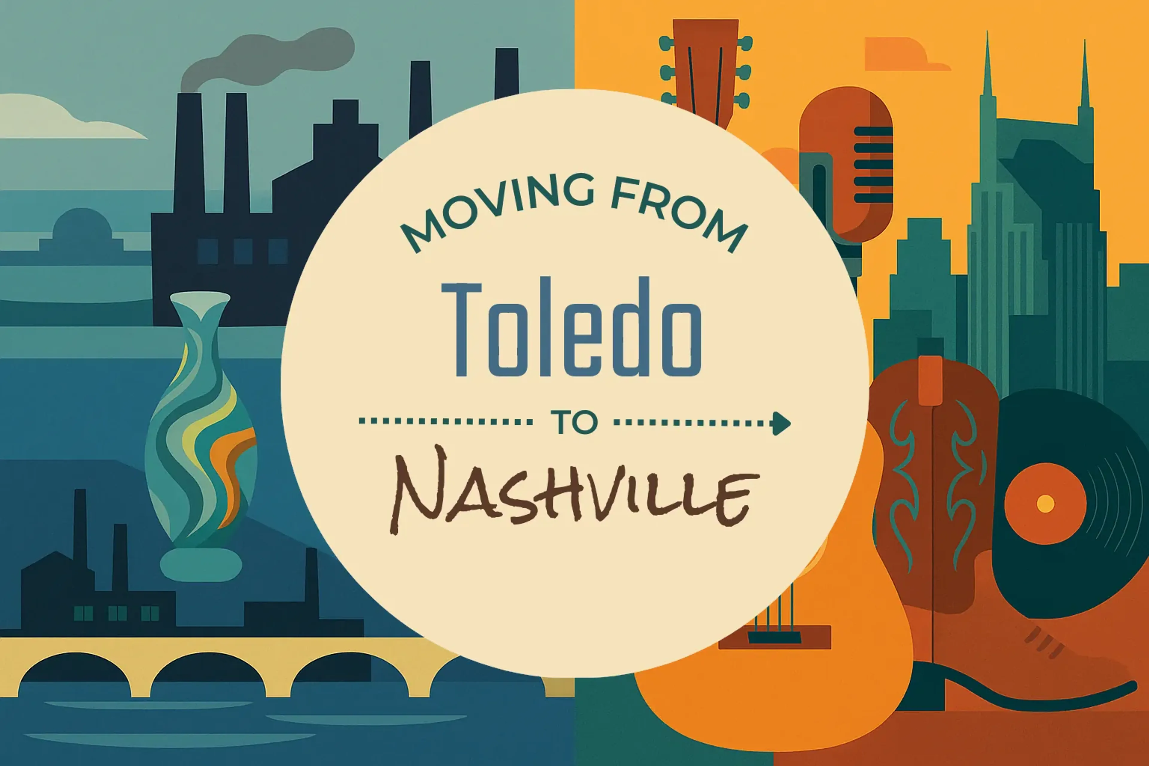 Side-by-side comparison of Toledo to Nashville moving companies