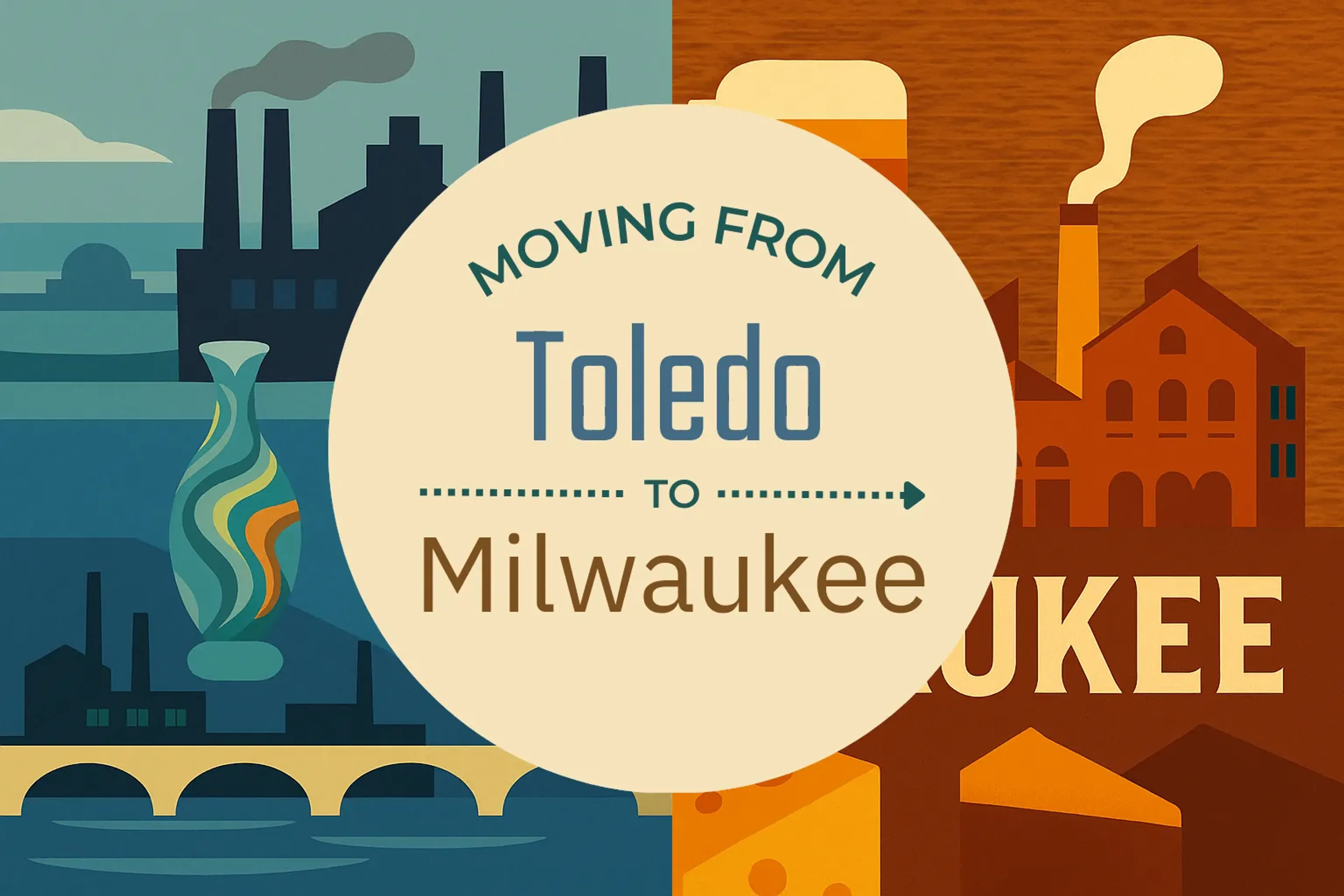 Side-by-side comparison of Toledo to Milwaukee moving companies