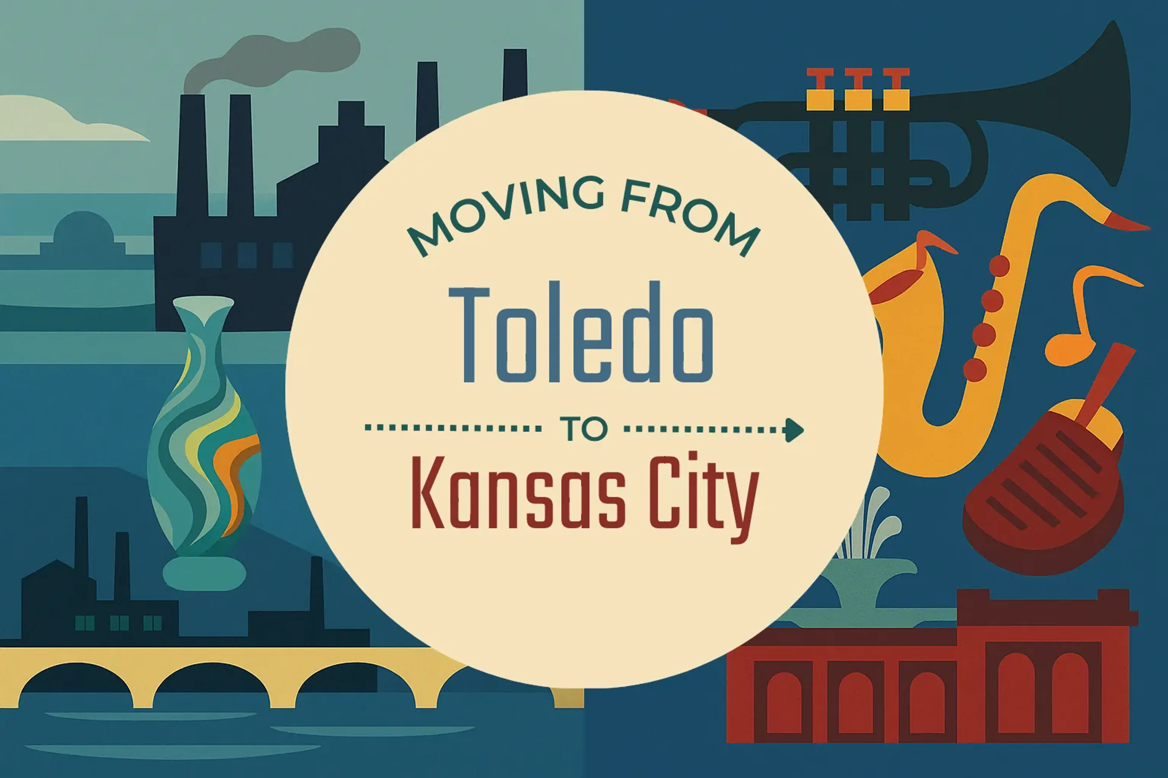 Side-by-side comparison of Toledo to Kansas City moving companies