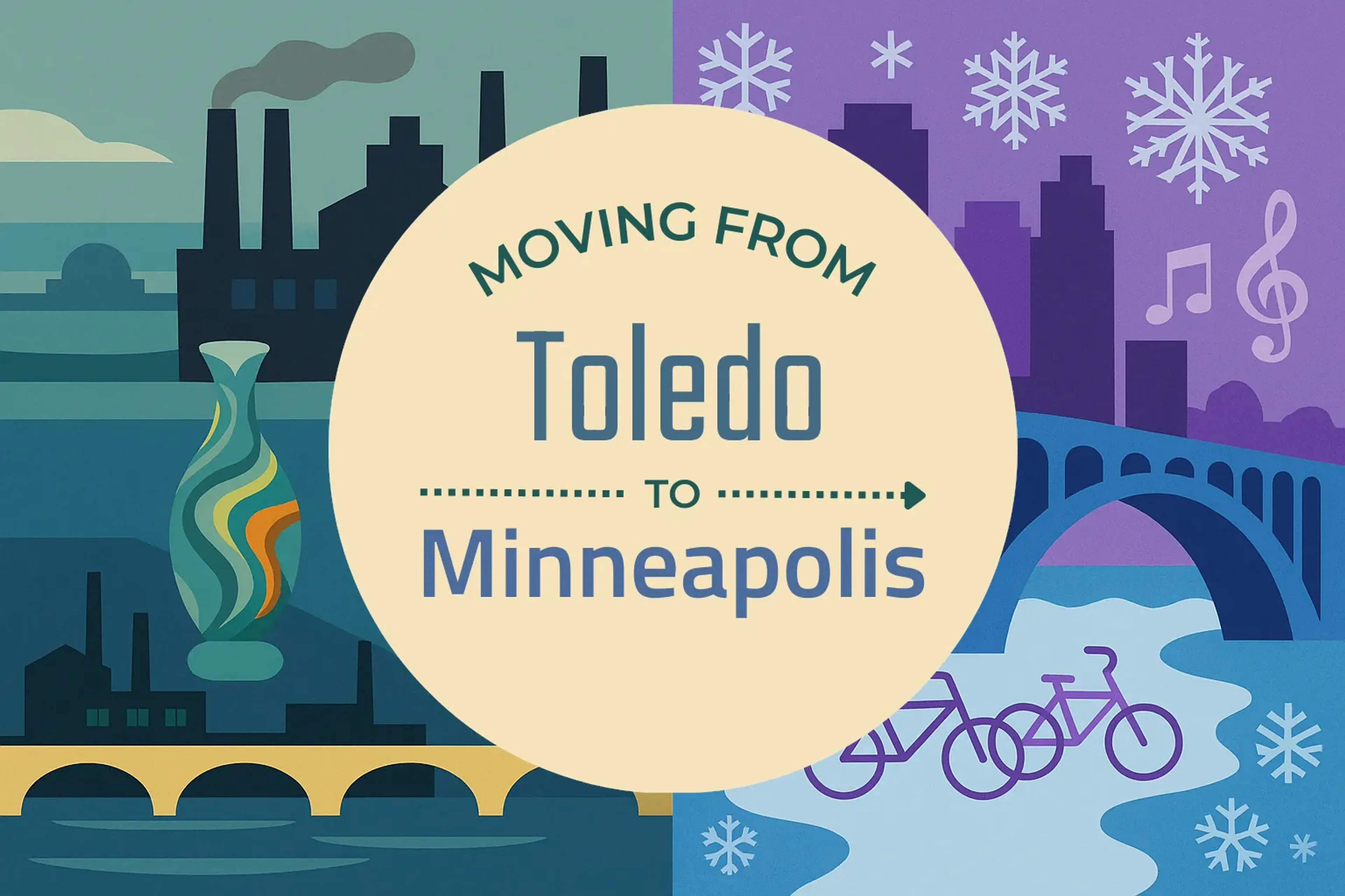Side-by-side comparison of Toledo to Minneapolis moving companies