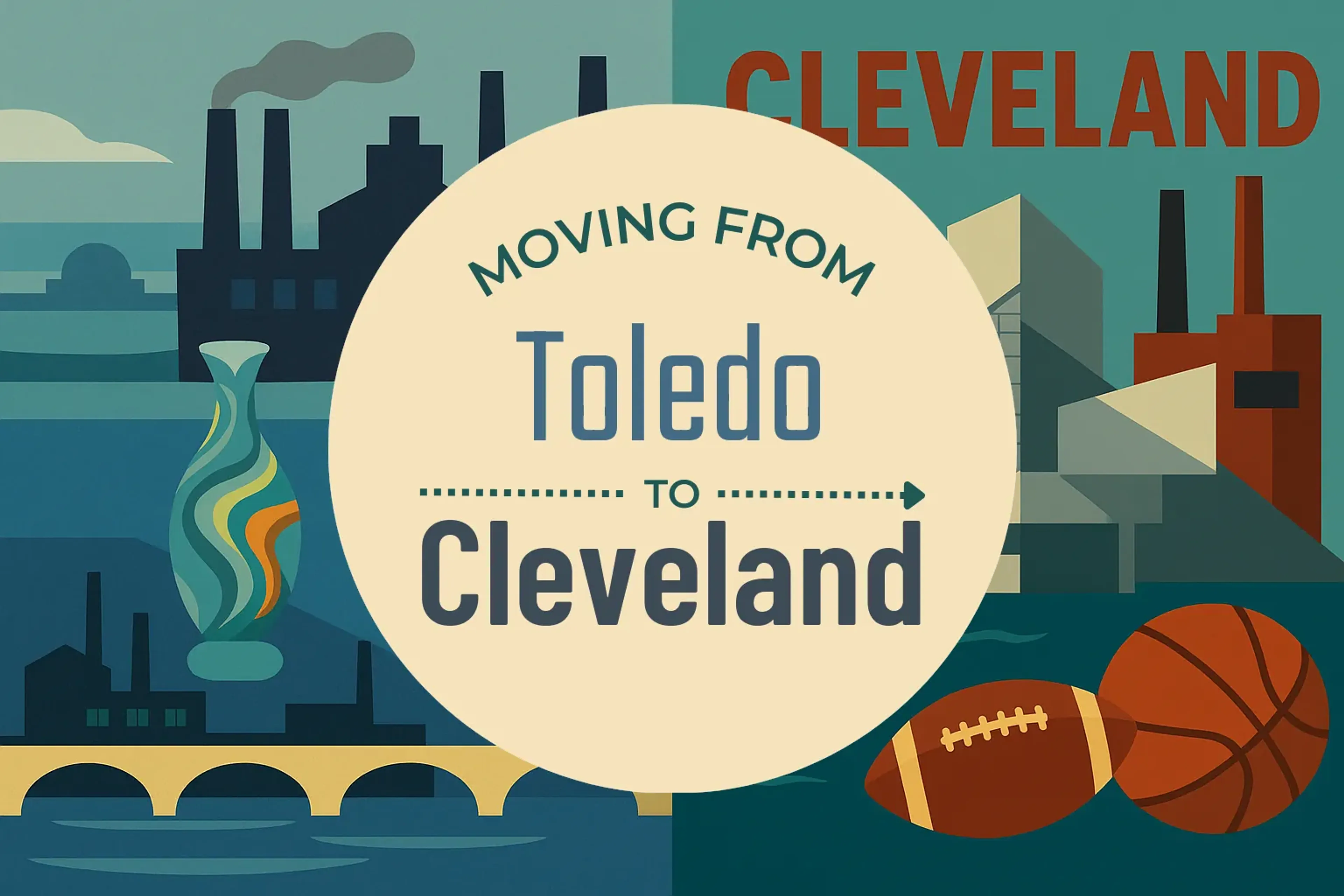 Side-by-side comparison of Toledo to Cleveland moving companies