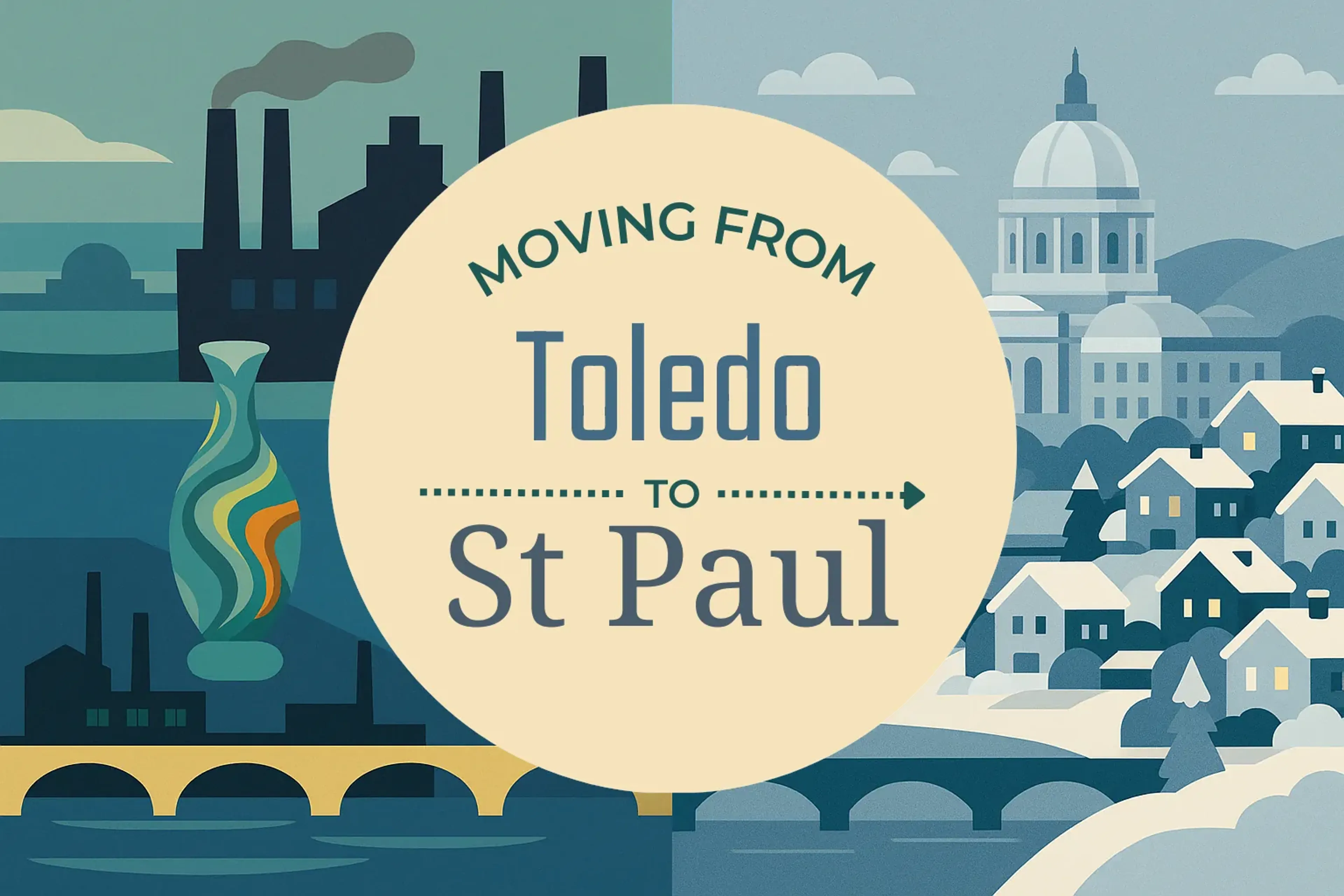 Side-by-side comparison of Toledo to St. Paul moving companies