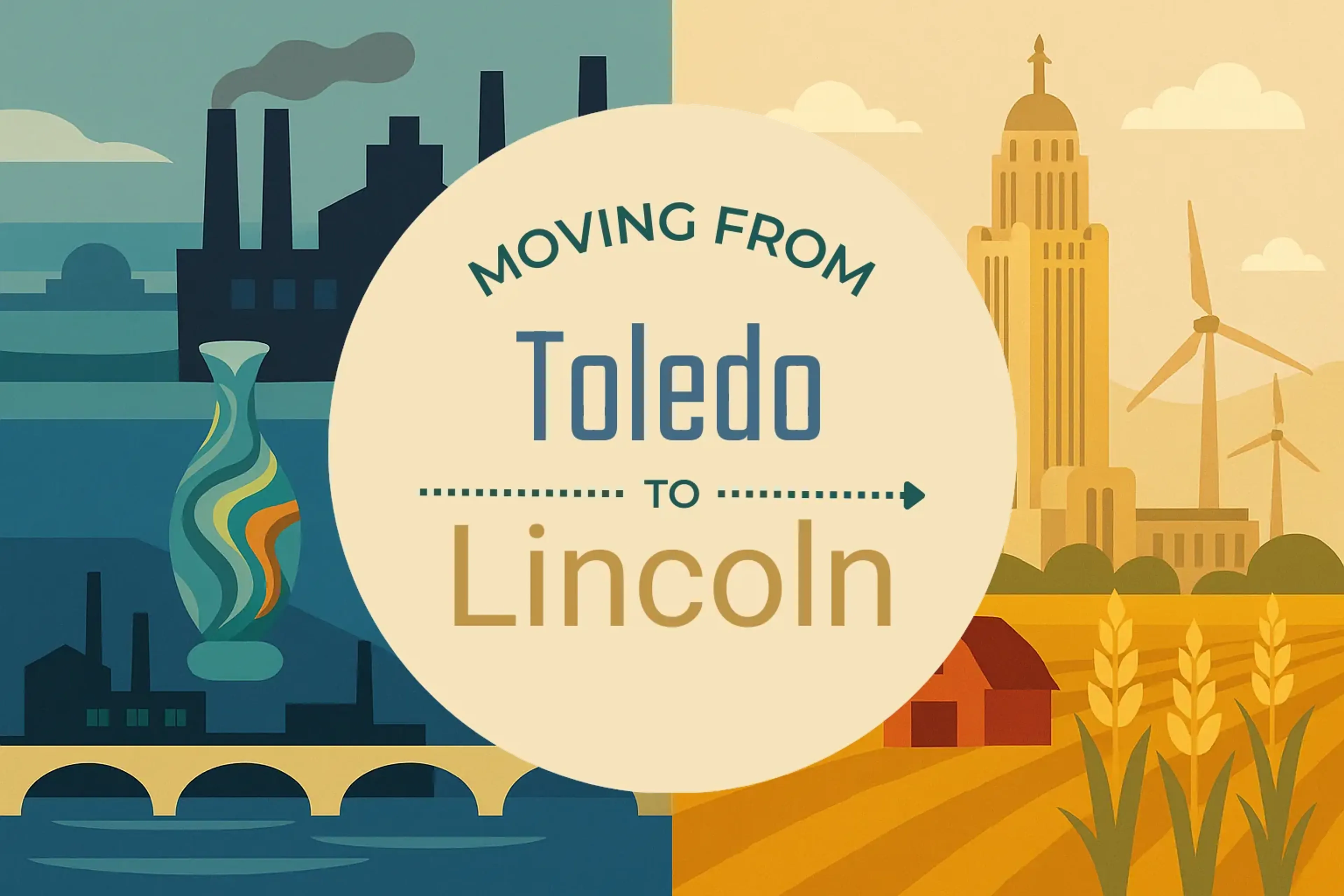 Side-by-side comparison of Toledo to Lincoln moving companies