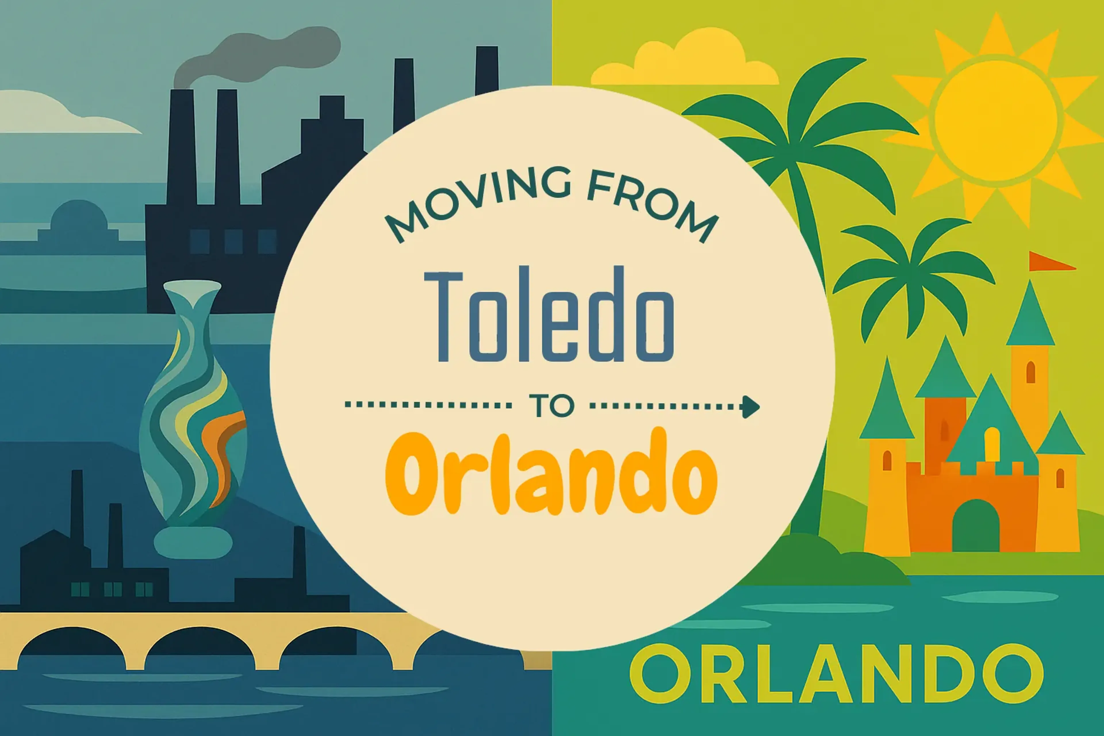 Side-by-side comparison of Toledo to Orlando moving companies