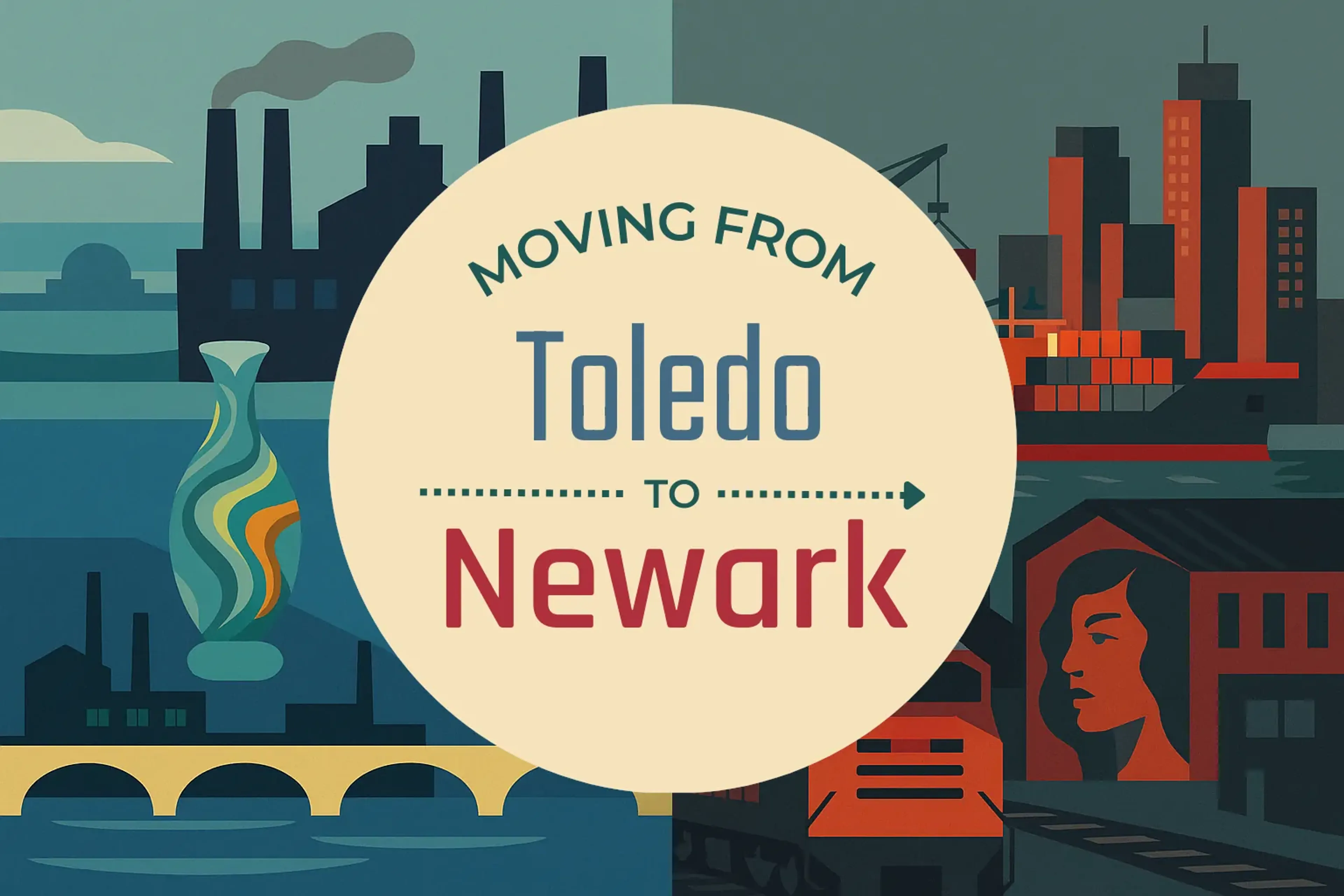 Side-by-side comparison of Toledo to Newark moving companies