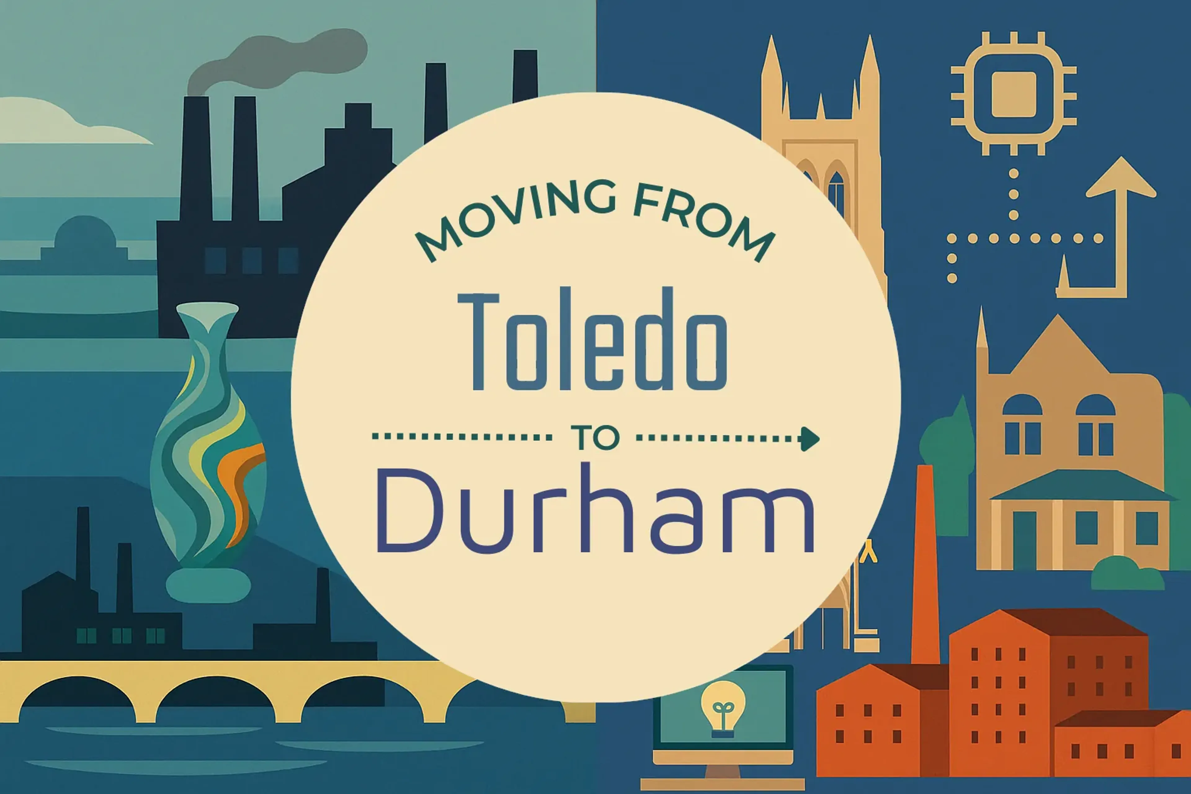 Side-by-side comparison of Toledo to Durham moving companies