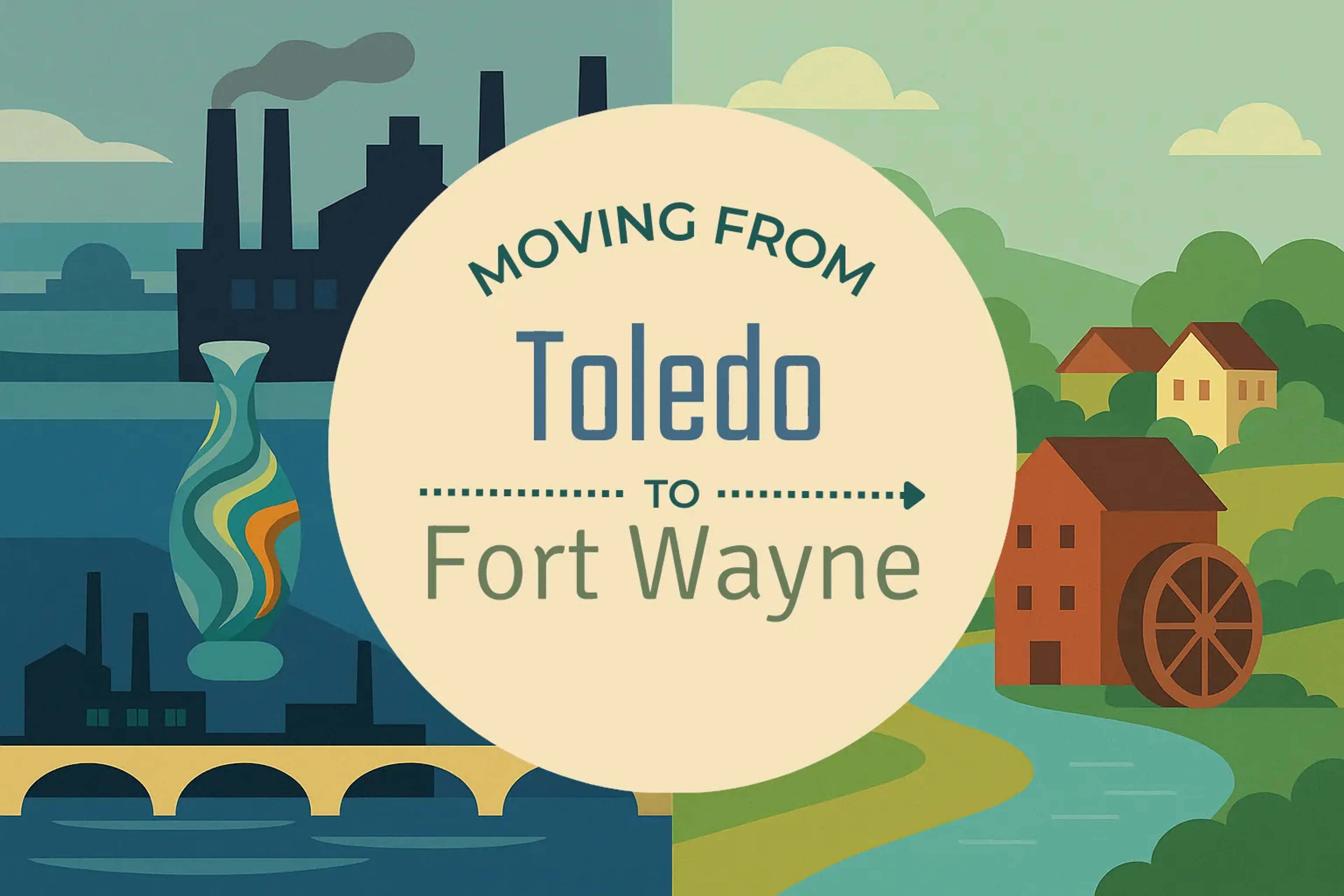 Side-by-side comparison of Toledo to Fort Wayne moving companies