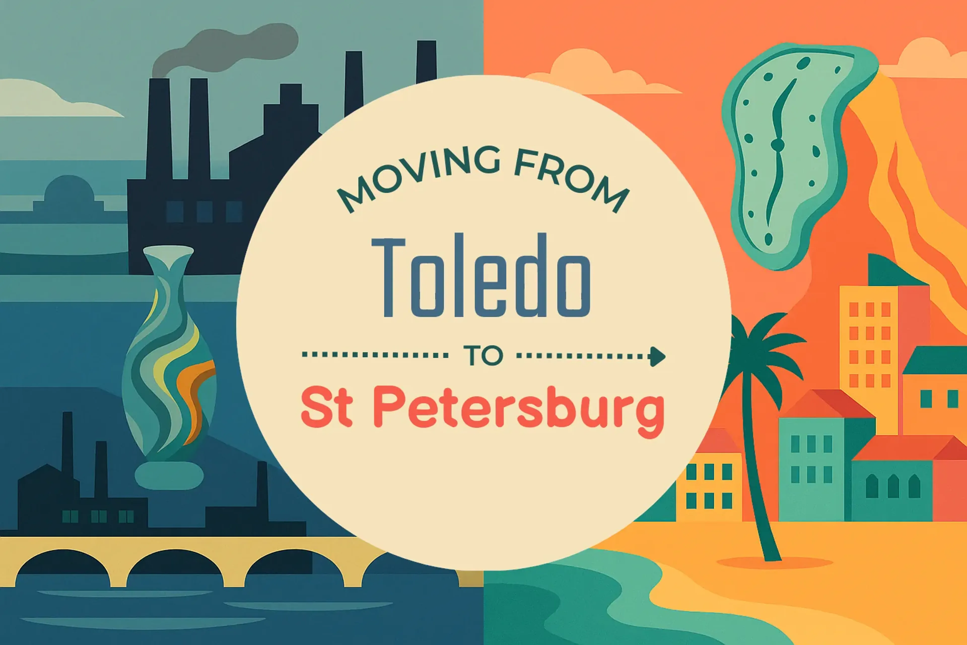 Side-by-side comparison of Toledo to St. Petersburg moving companies