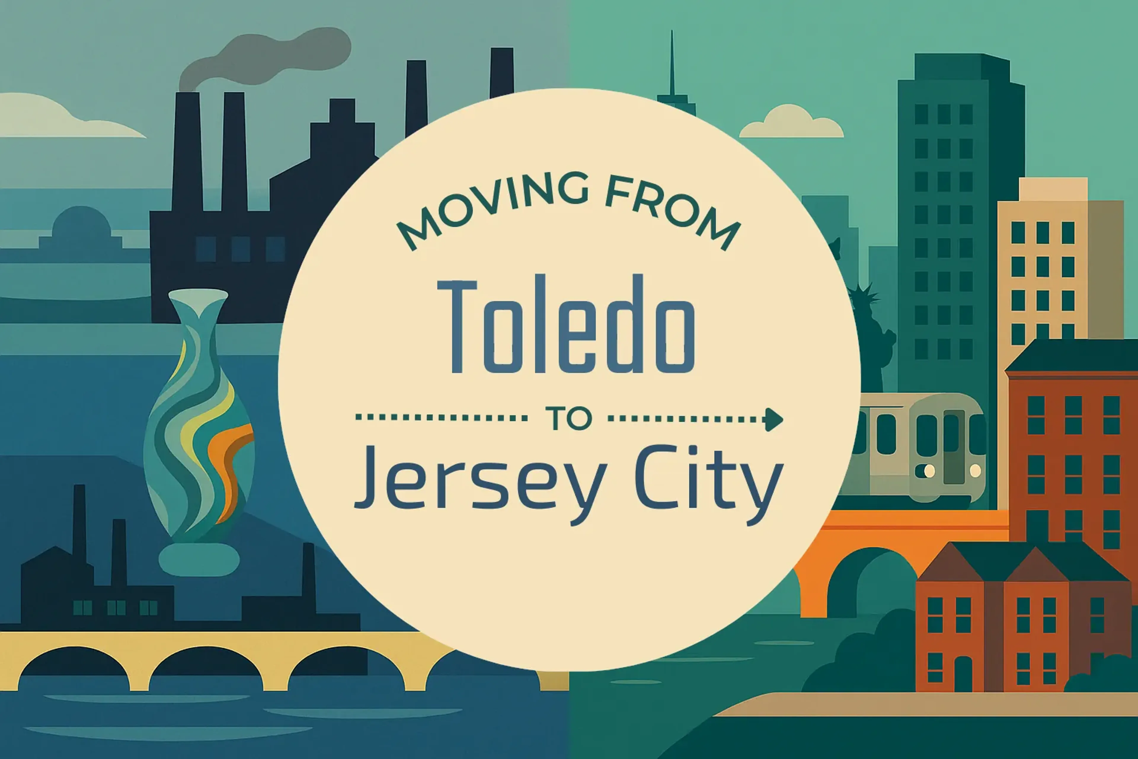 Side-by-side comparison of Toledo to Jersey City moving companies