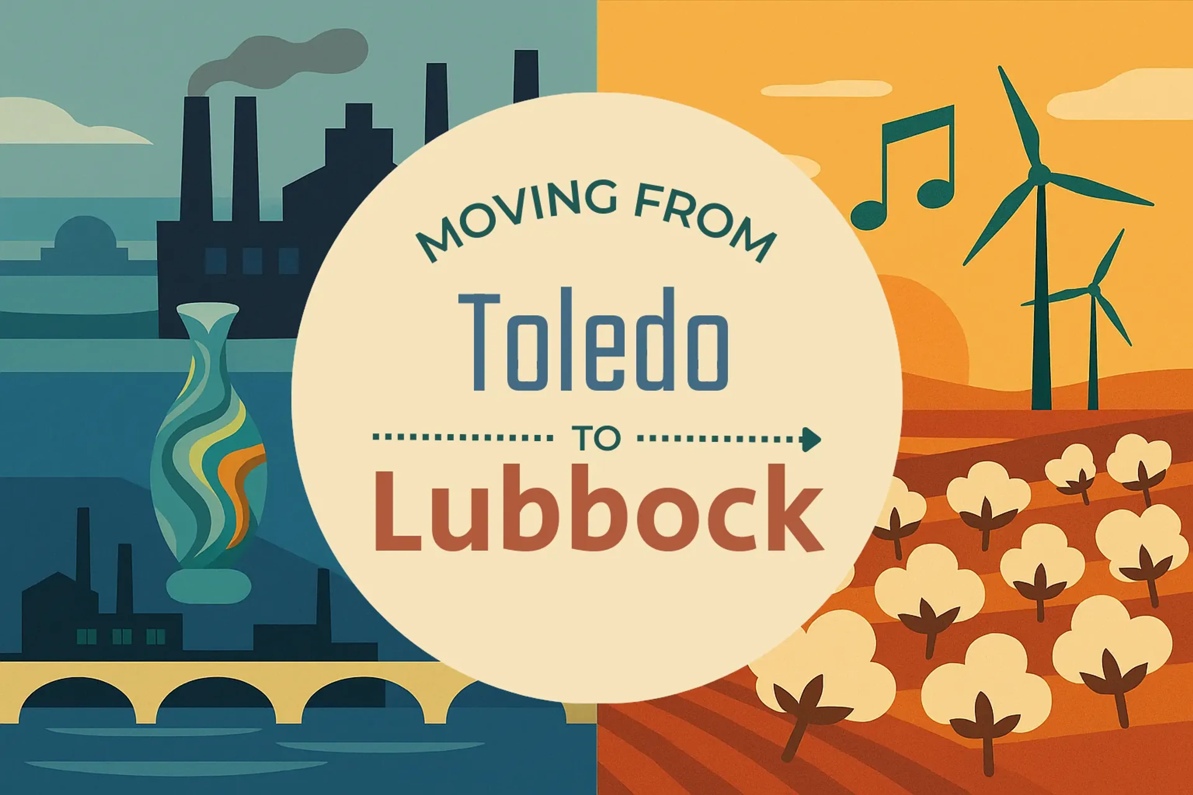 Side-by-side comparison of Toledo to Lubbock moving companies
