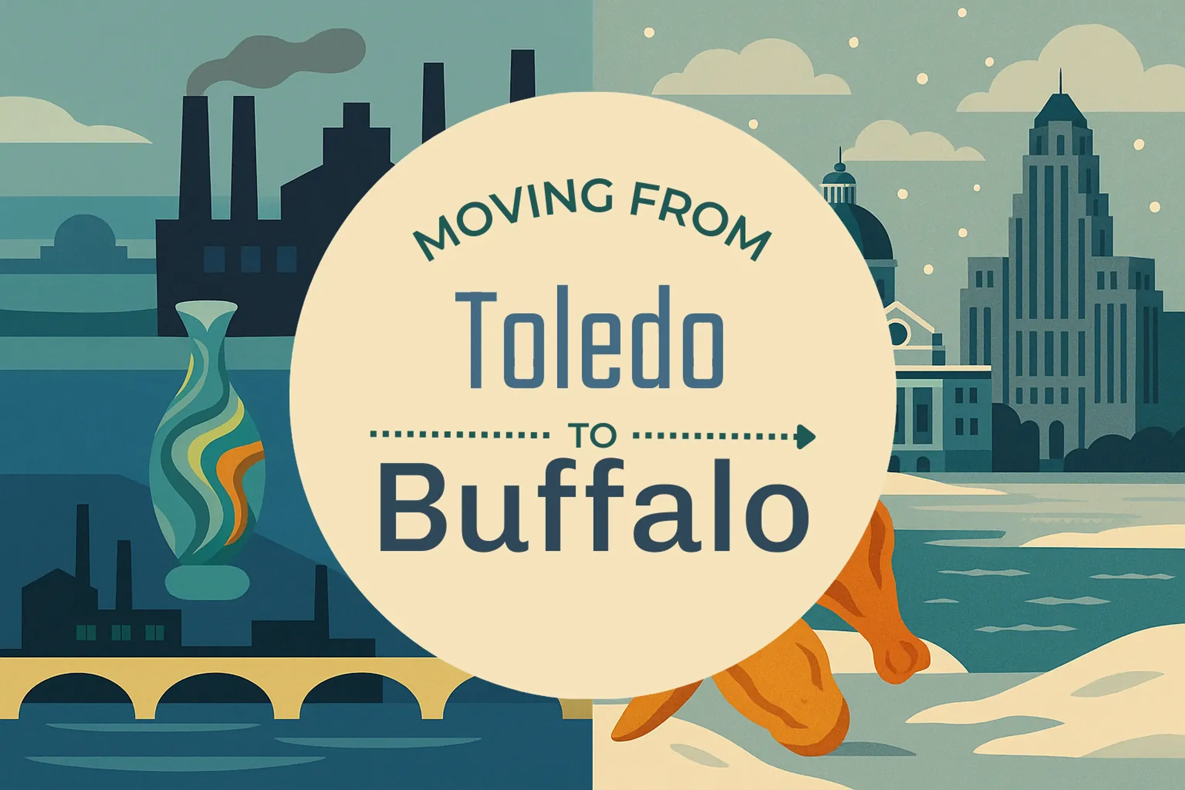 Side-by-side comparison of Toledo to Buffalo moving companies
