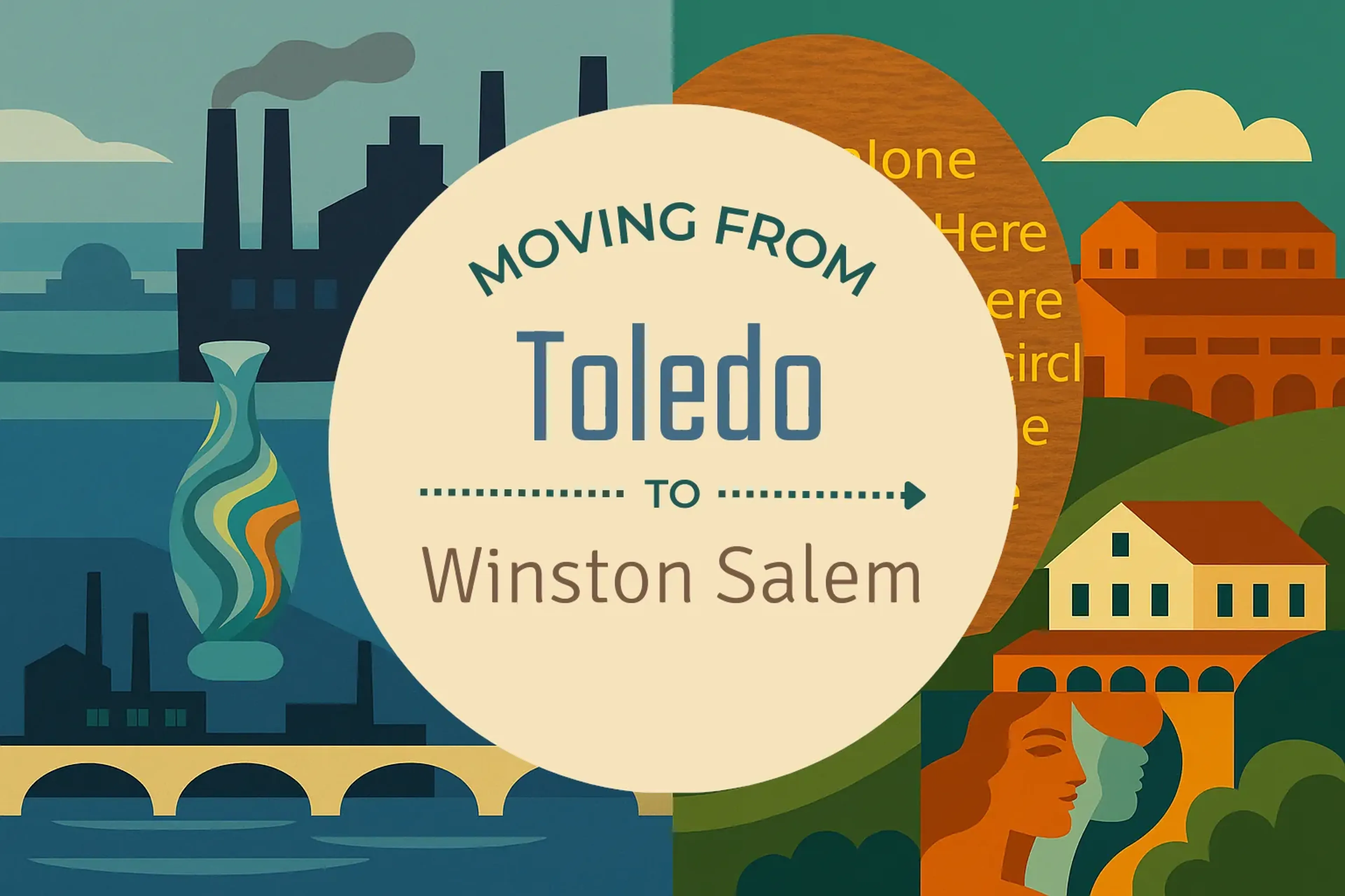 Side-by-side comparison of Toledo to Winston Salem moving companies
