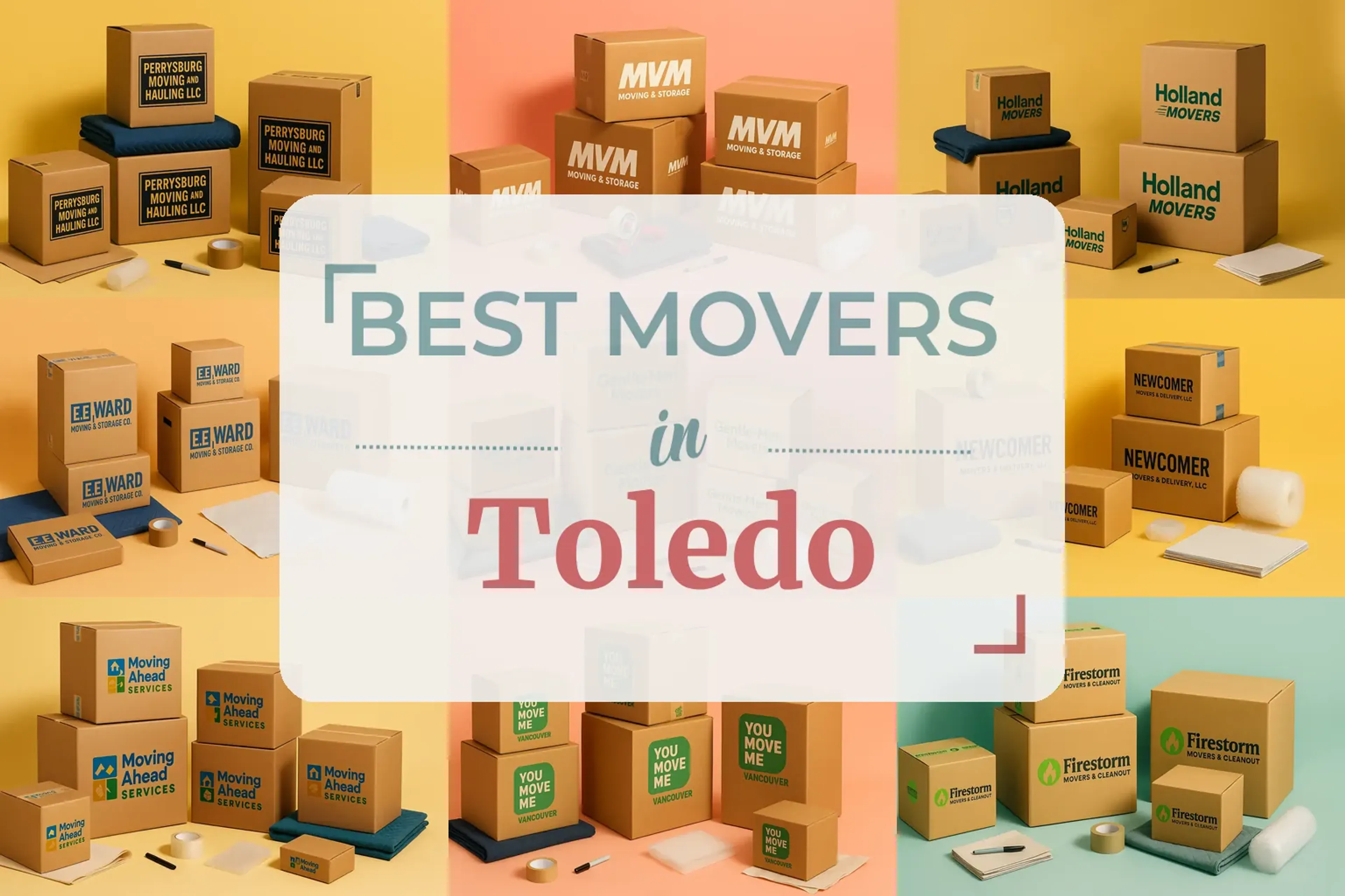 Side-by-side comparison of Toledo moving companies