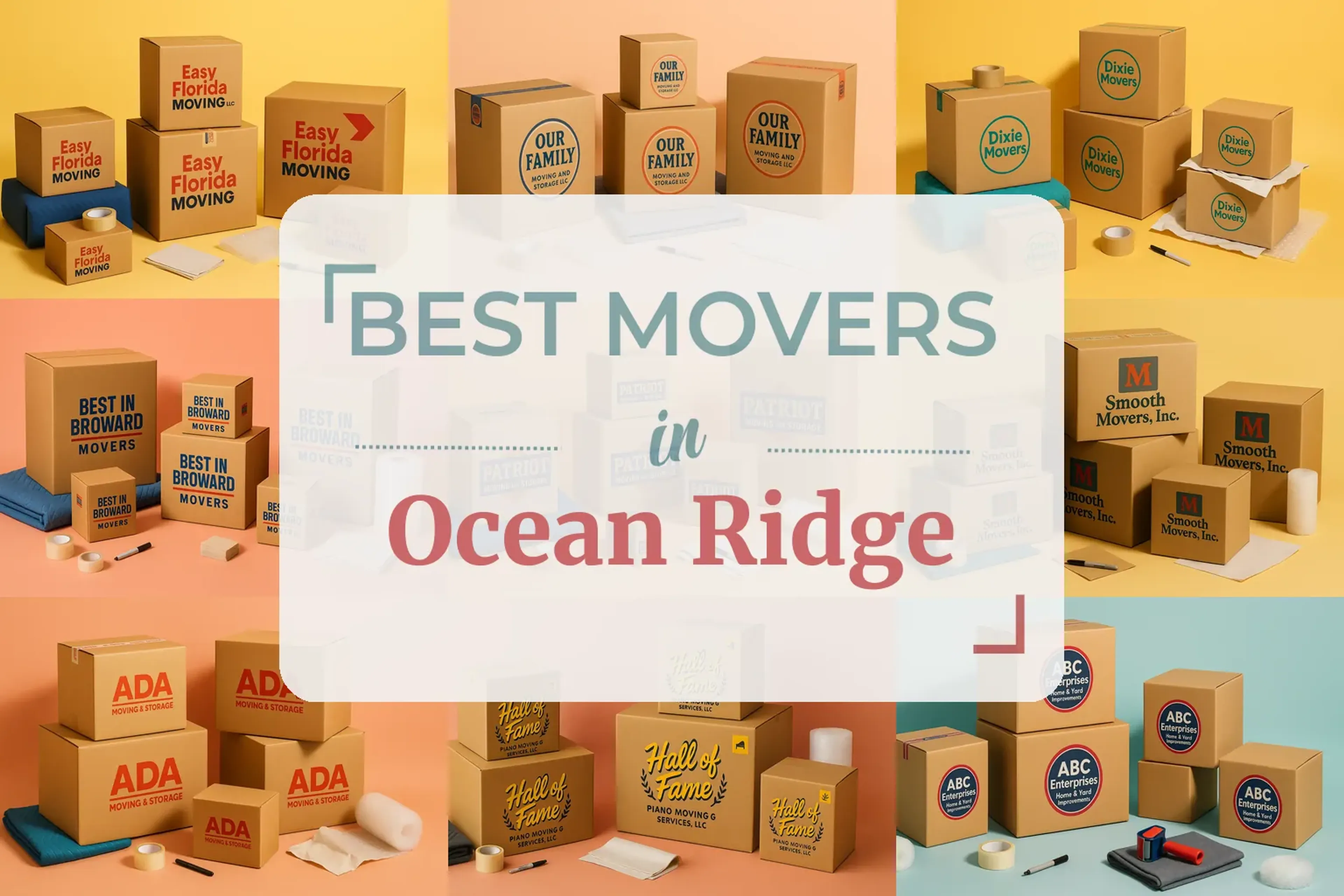 Side-by-side comparison of Ocean Ridge moving companies