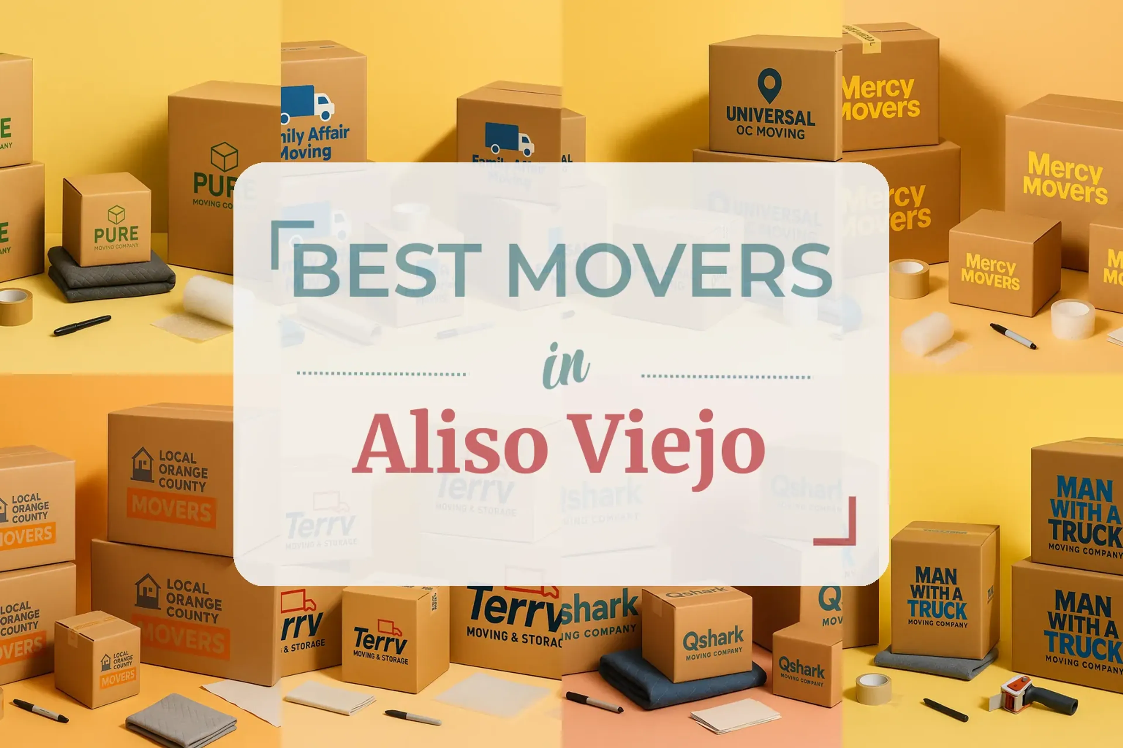 Side-by-side comparison of Aliso Viejo moving companies