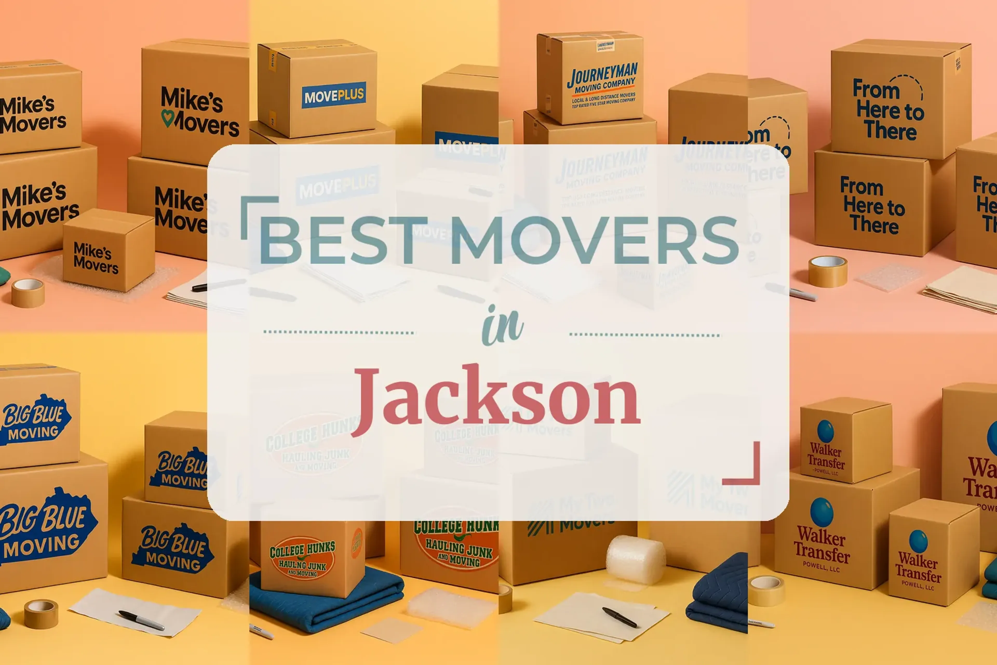 Side-by-side comparison of Jackson moving companies
