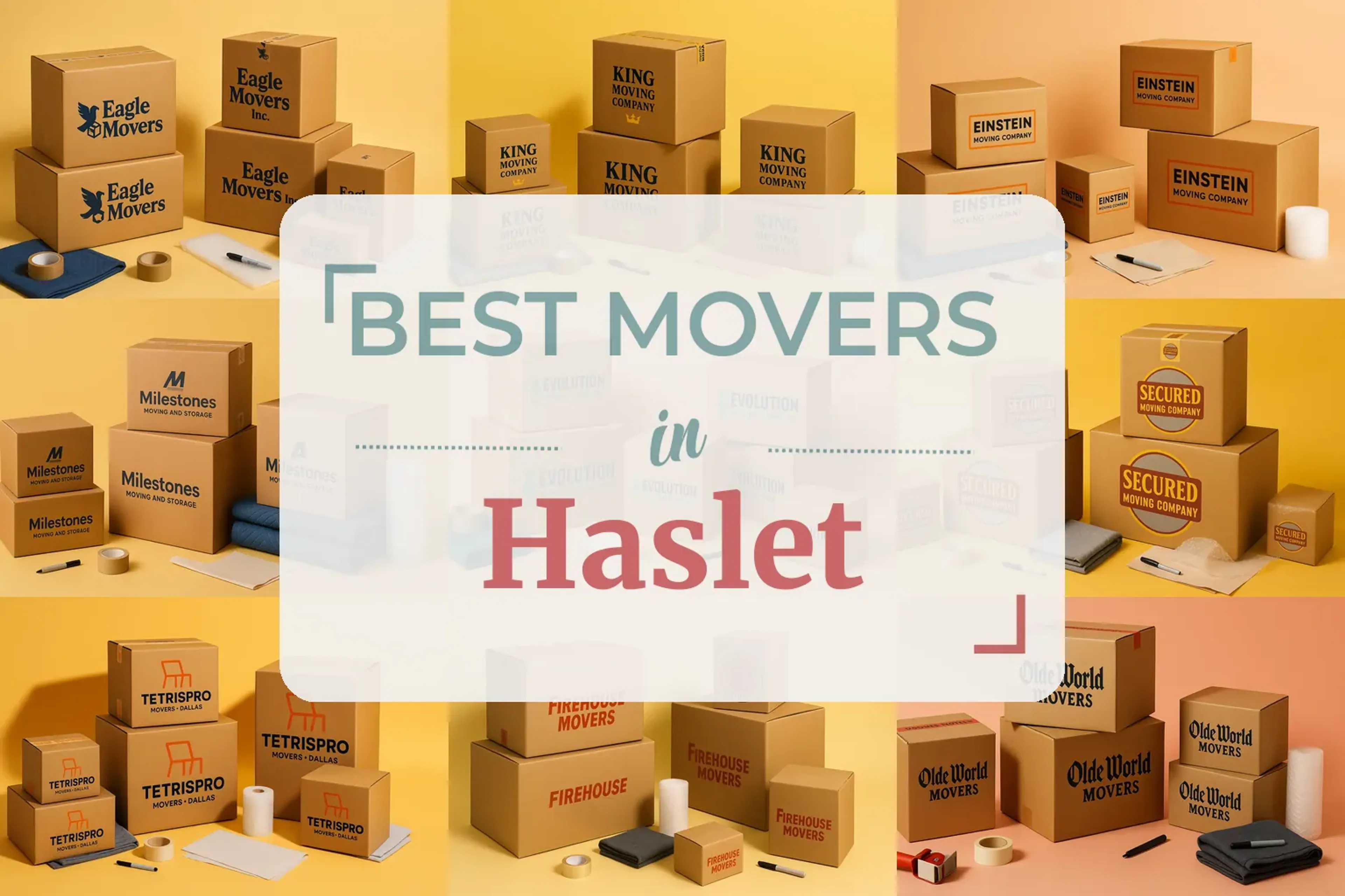 Side-by-side comparison of Haslet moving companies