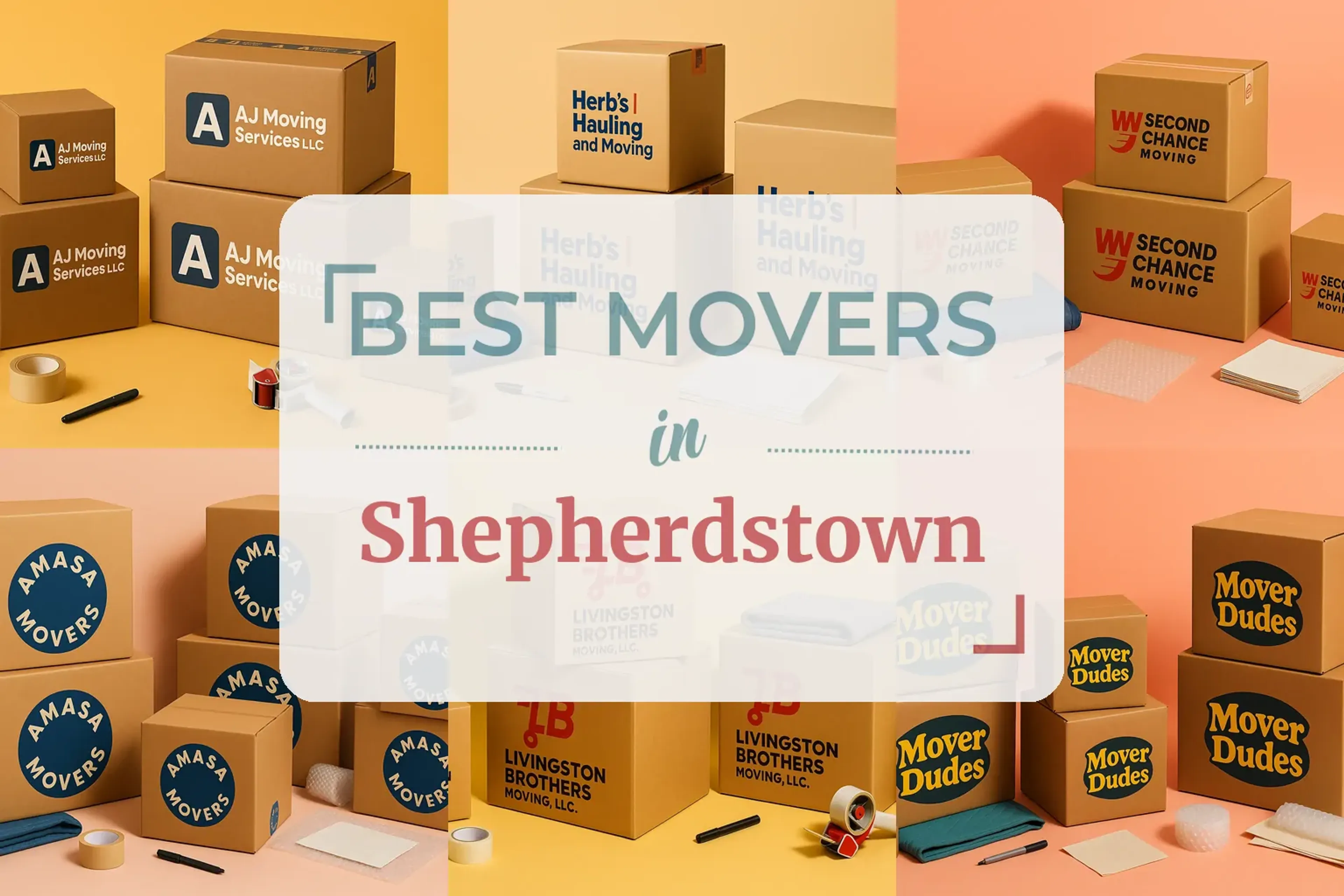 Side-by-side comparison of Shepherdstown moving companies