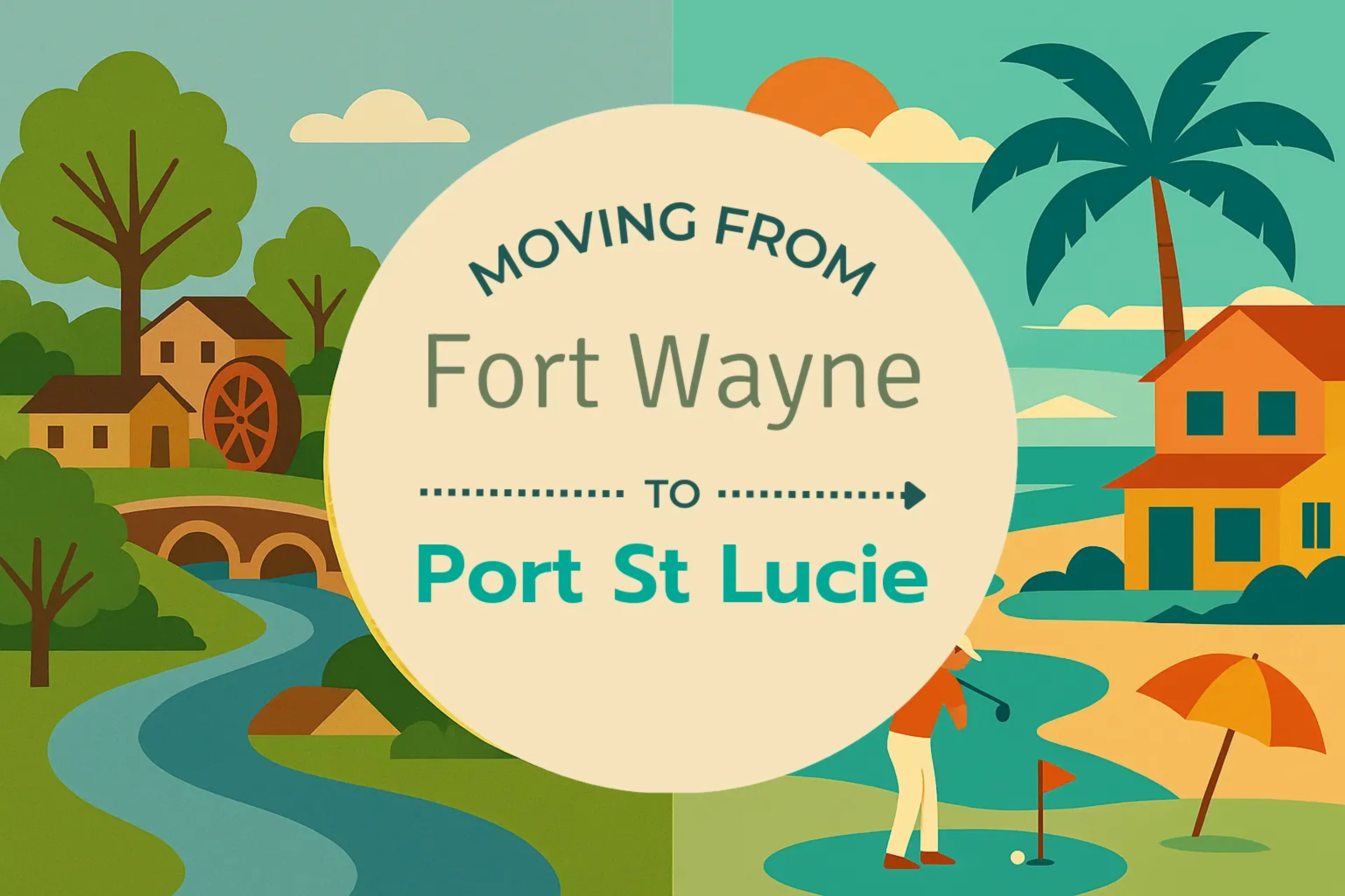 Side-by-side comparison of Fort Wayne to Port St. Lucie moving companies
