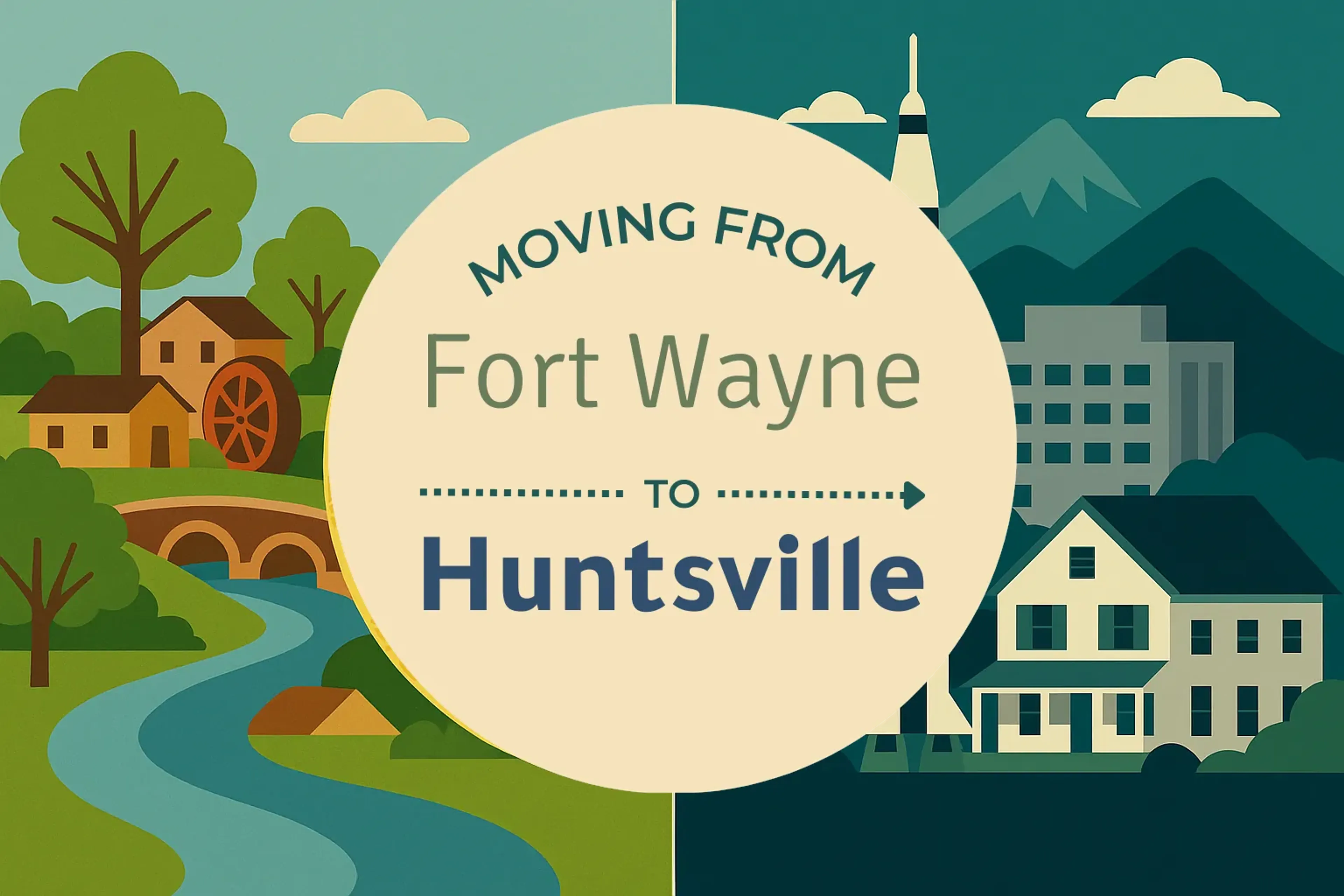 Side-by-side comparison of Fort Wayne to Huntsville moving companies