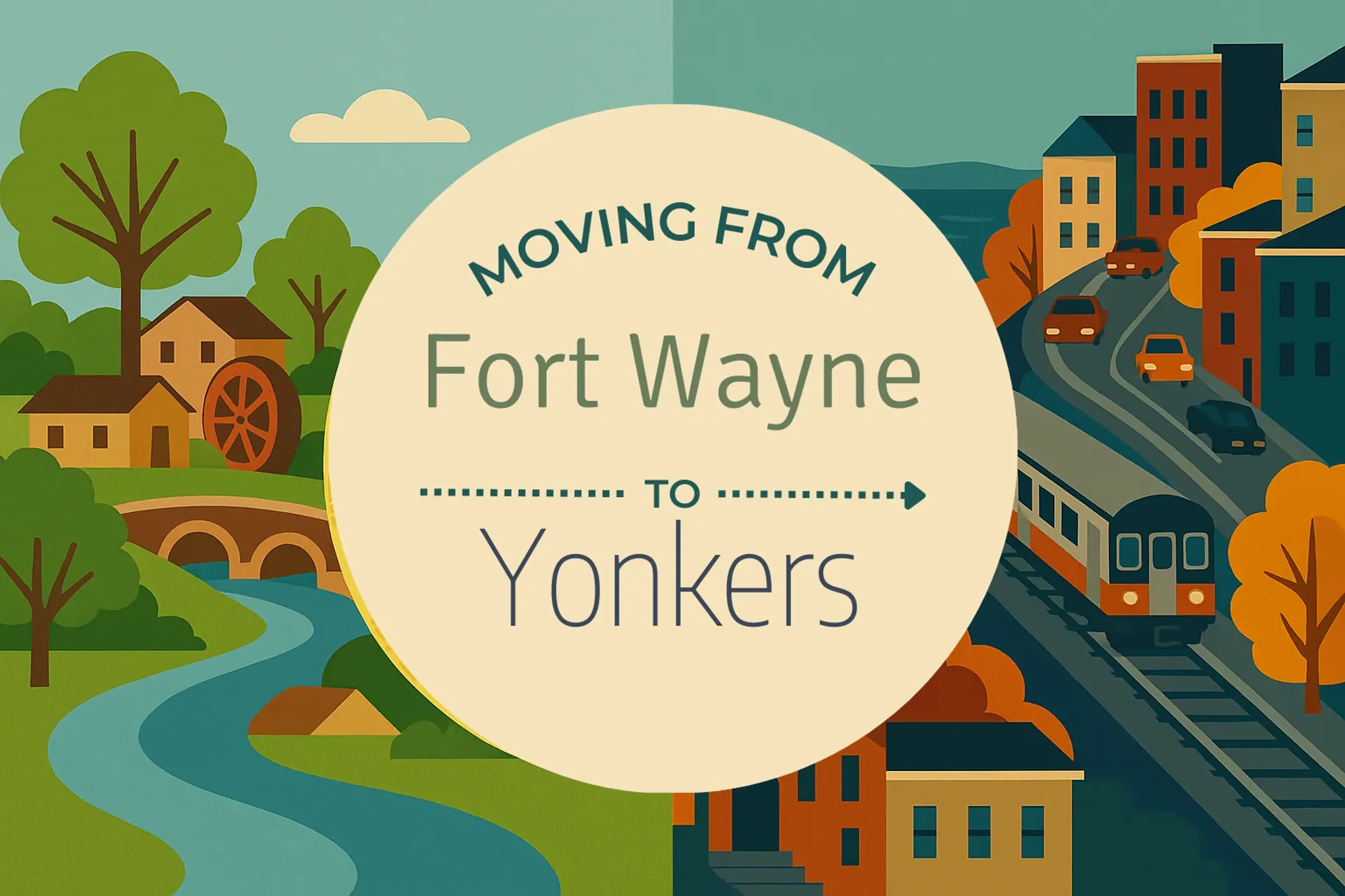 Side-by-side comparison of Fort Wayne to Yonkers moving companies