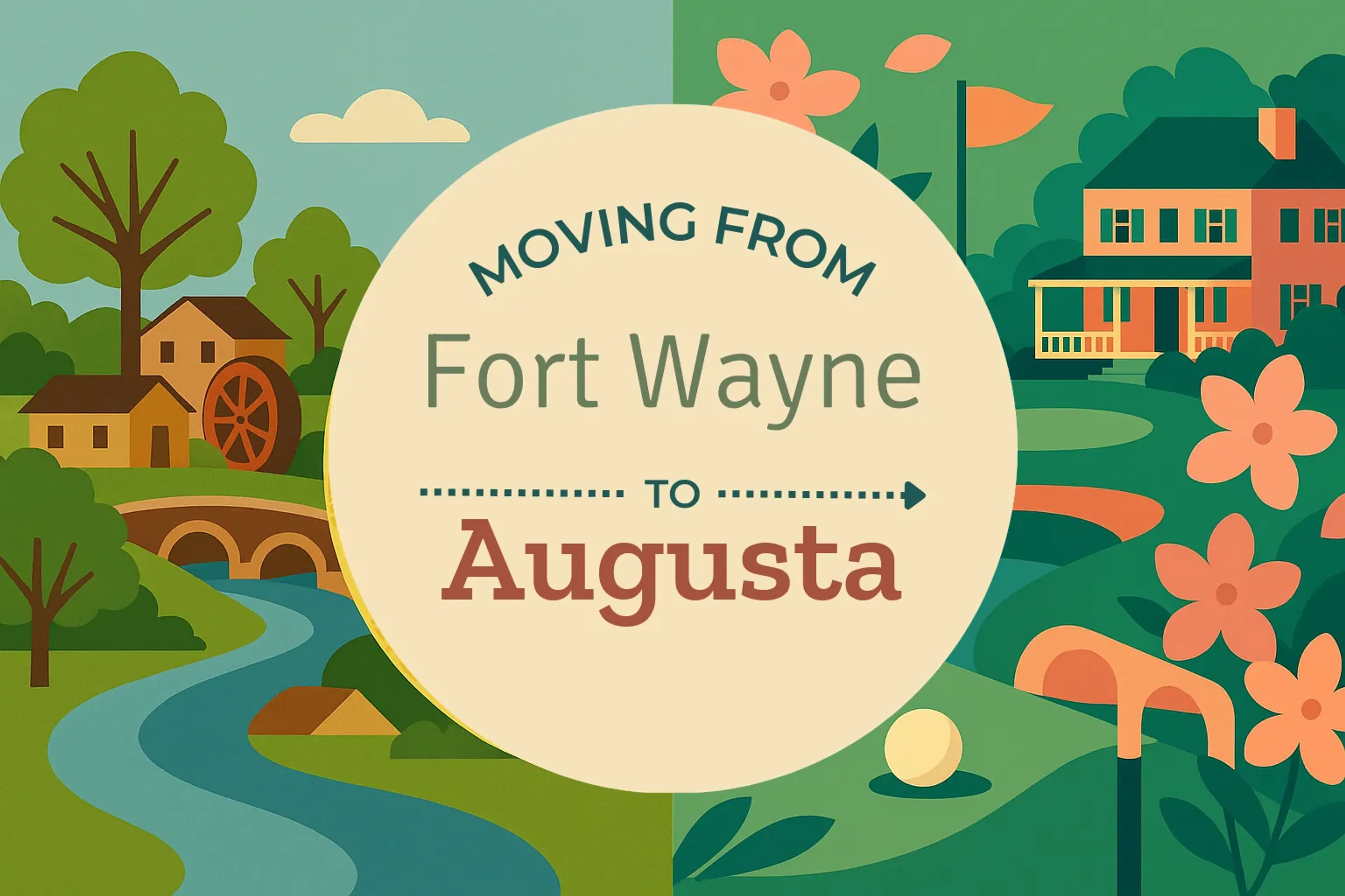 Side-by-side comparison of Fort Wayne to Augusta moving companies