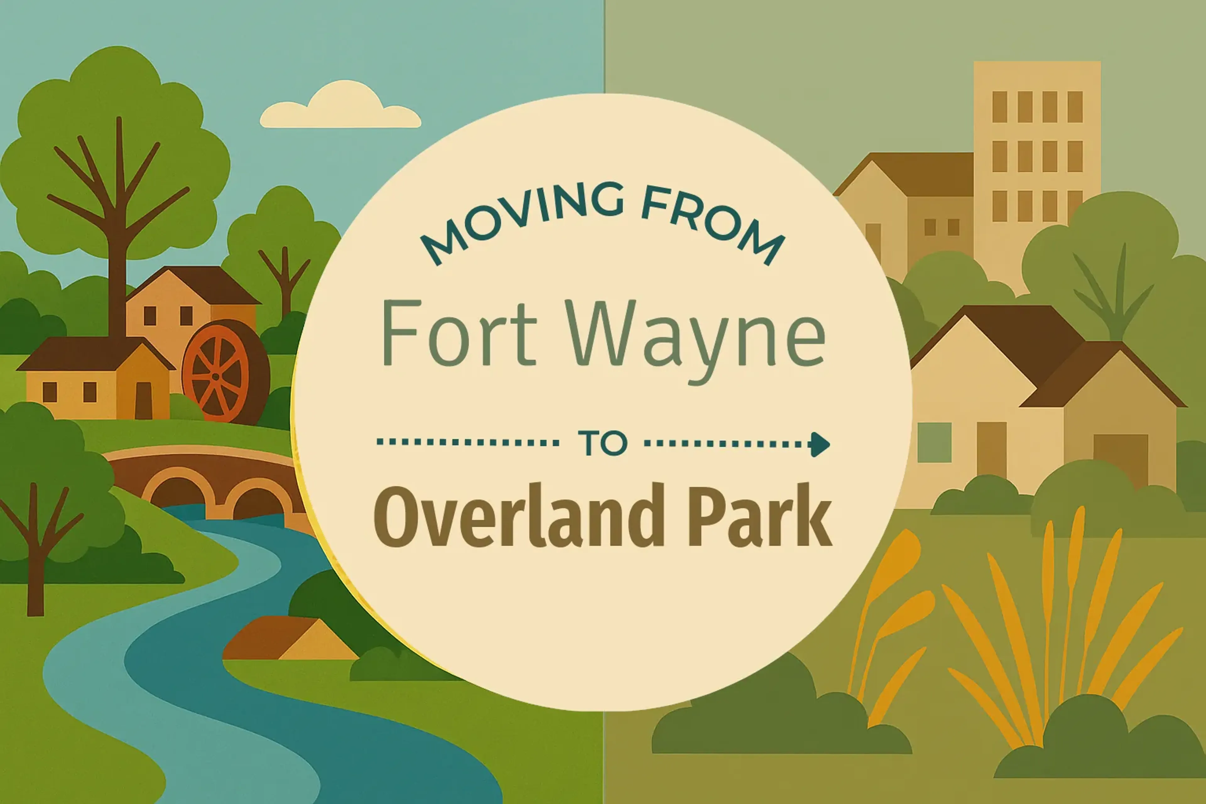 Side-by-side comparison of Fort Wayne to Overland Park moving companies