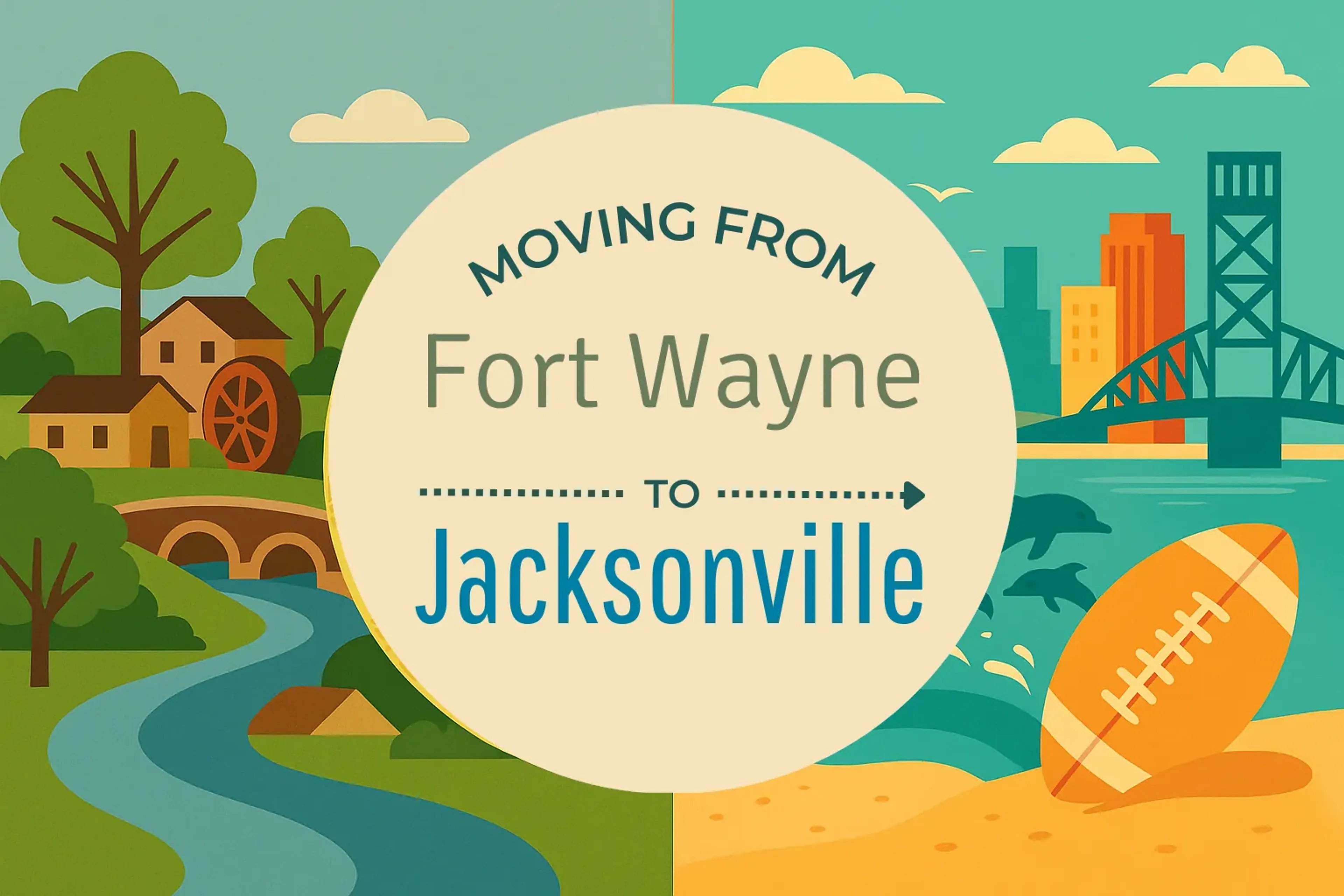Side-by-side comparison of Fort Wayne to Jacksonville moving companies