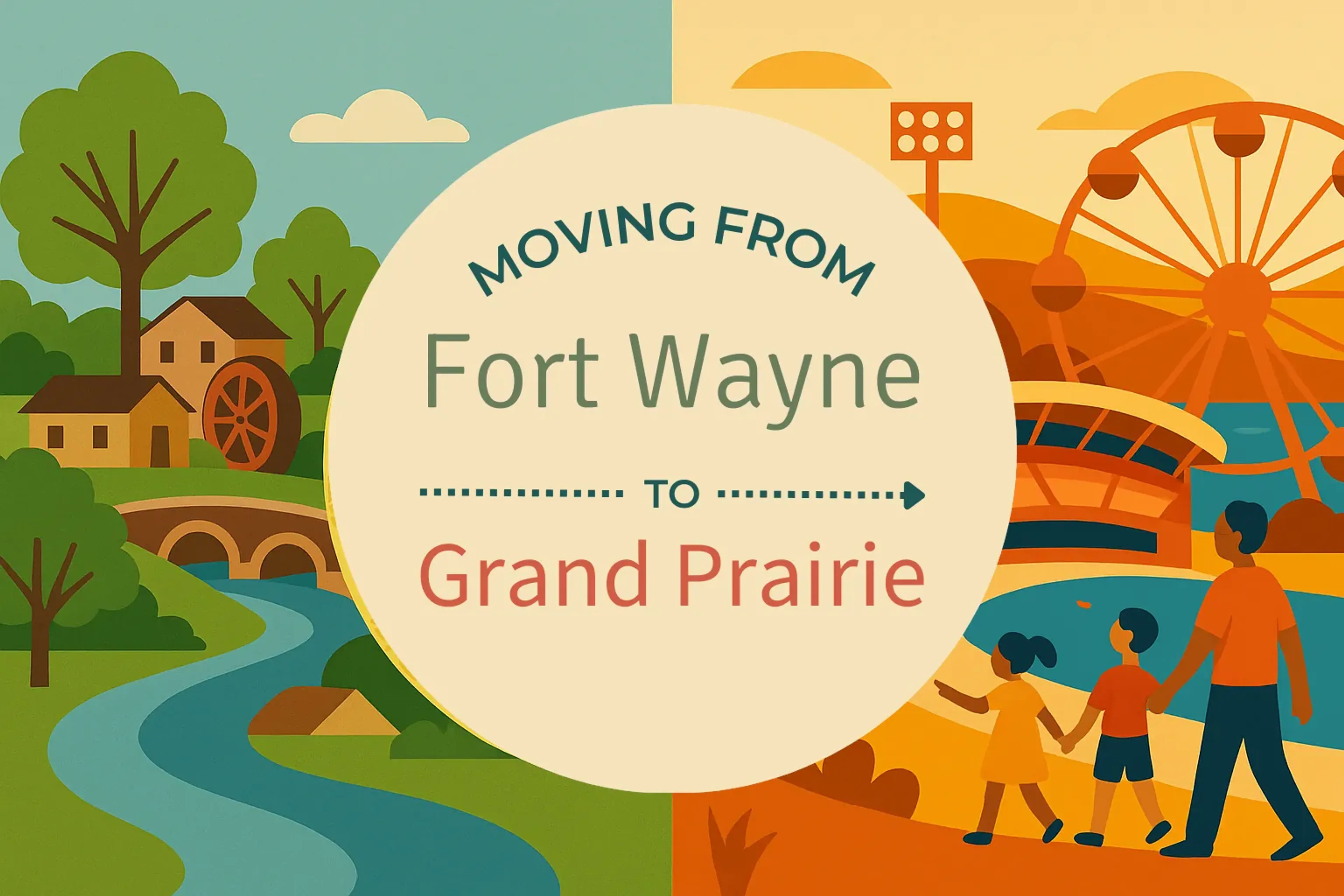 Side-by-side comparison of Fort Wayne to Grand Prairie moving companies