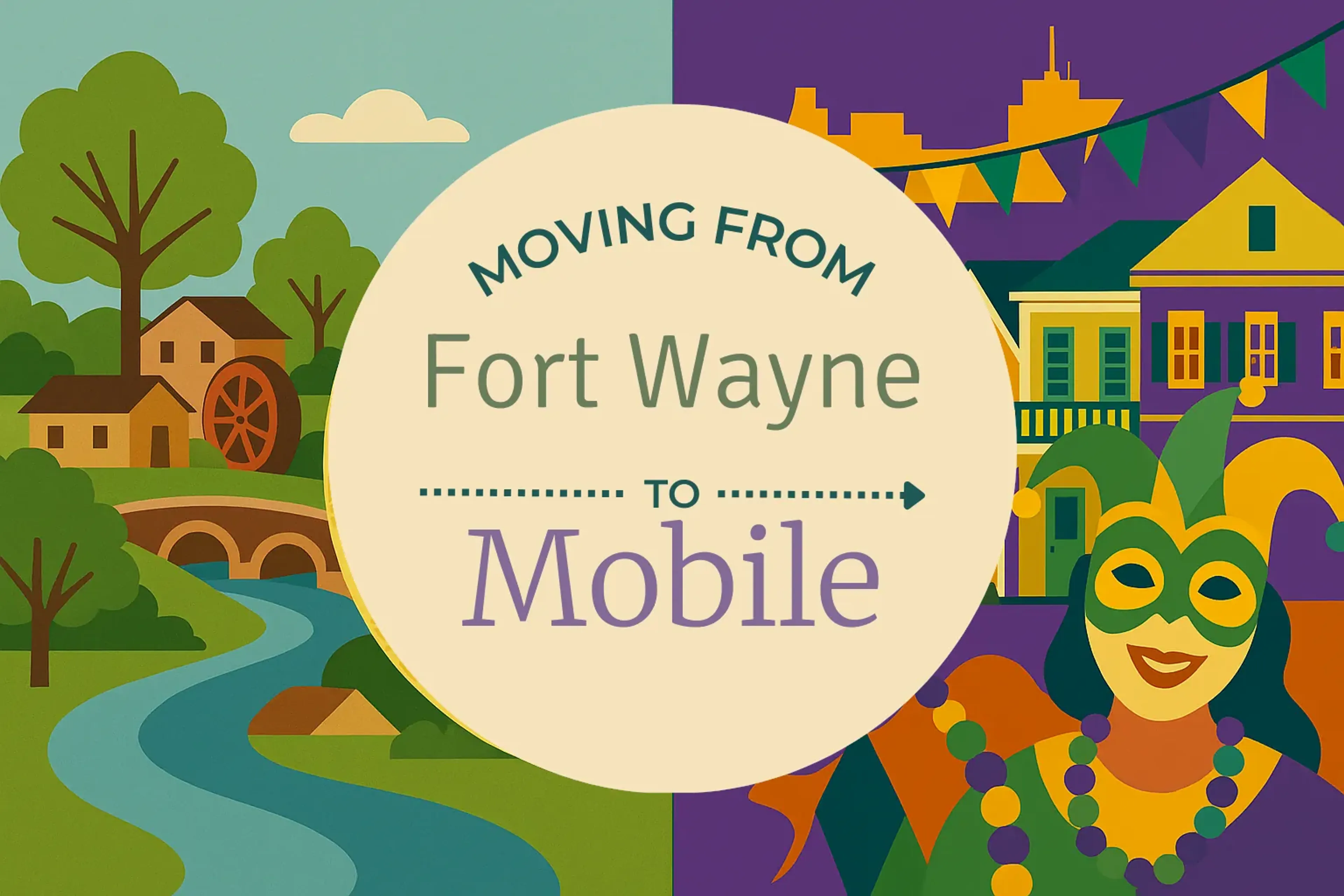 Side-by-side comparison of Fort Wayne to Mobile moving companies