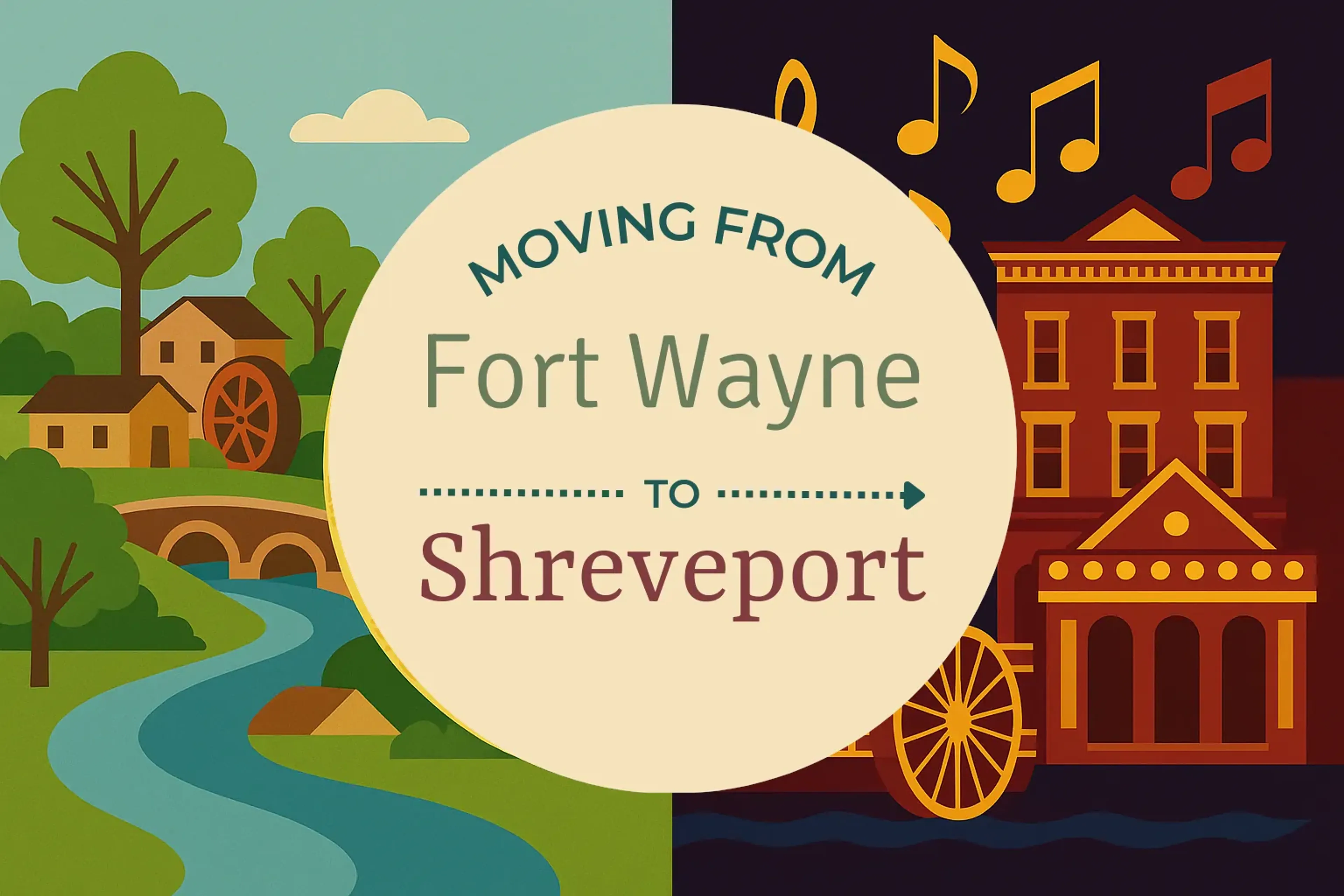 Side-by-side comparison of Fort Wayne to Shreveport moving companies