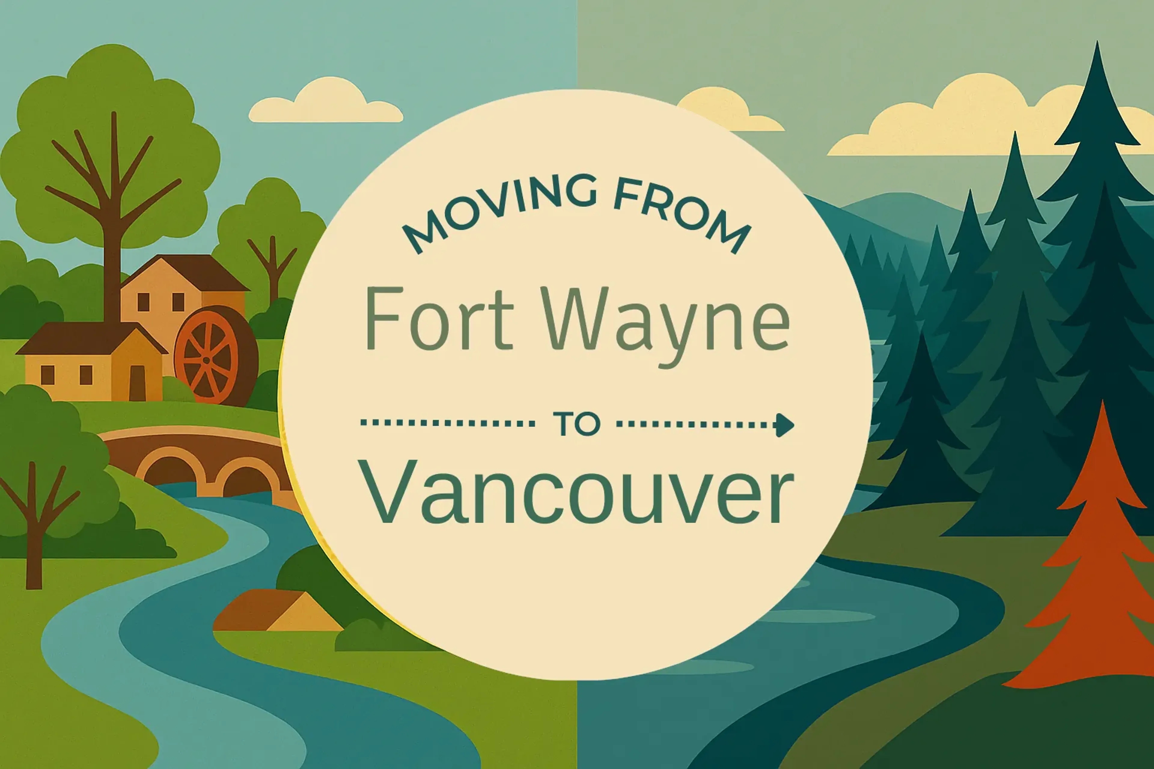 Side-by-side comparison of Fort Wayne to Vancouver moving companies