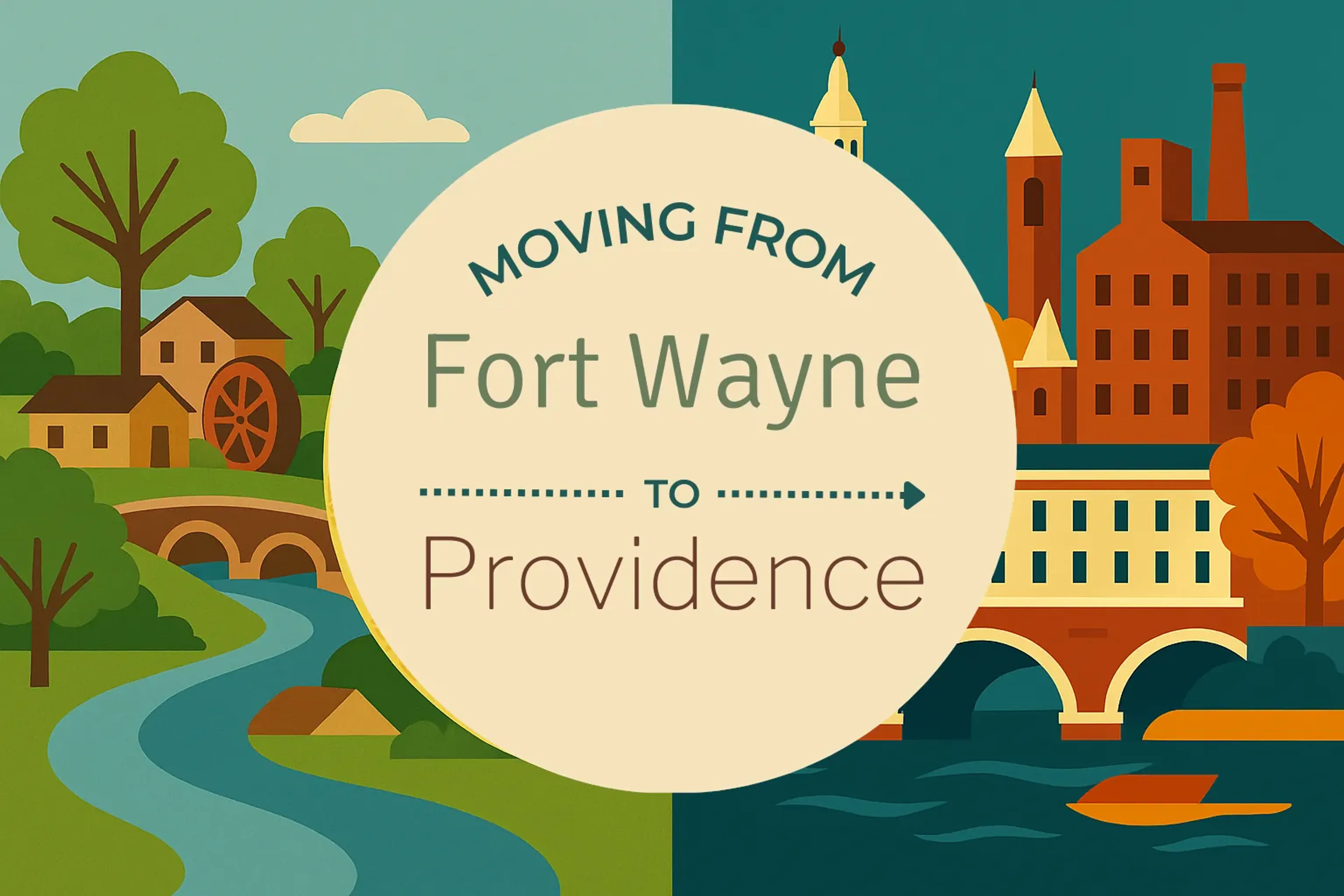 Side-by-side comparison of Fort Wayne to Providence moving companies