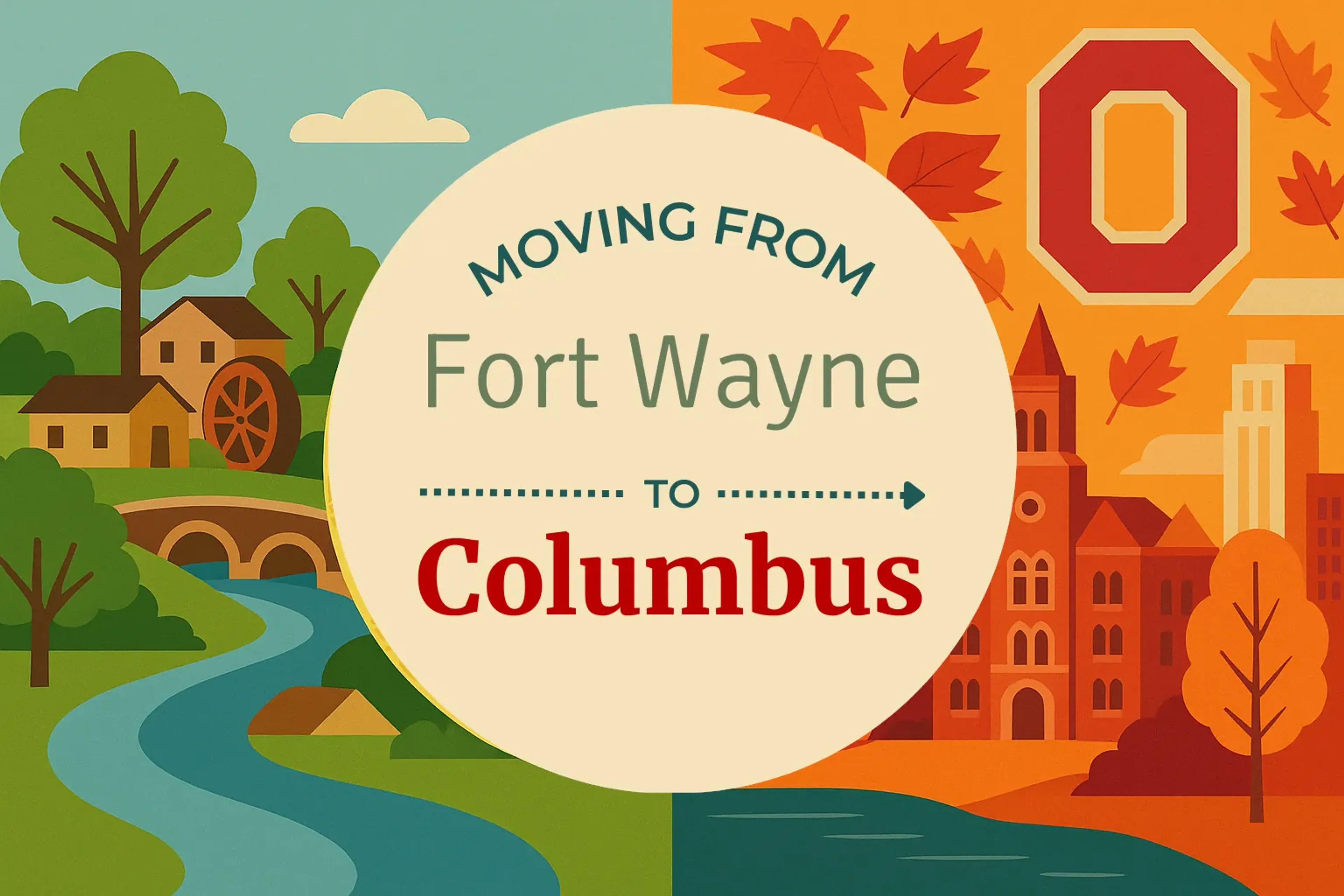 Side-by-side comparison of Fort Wayne to Columbus moving companies