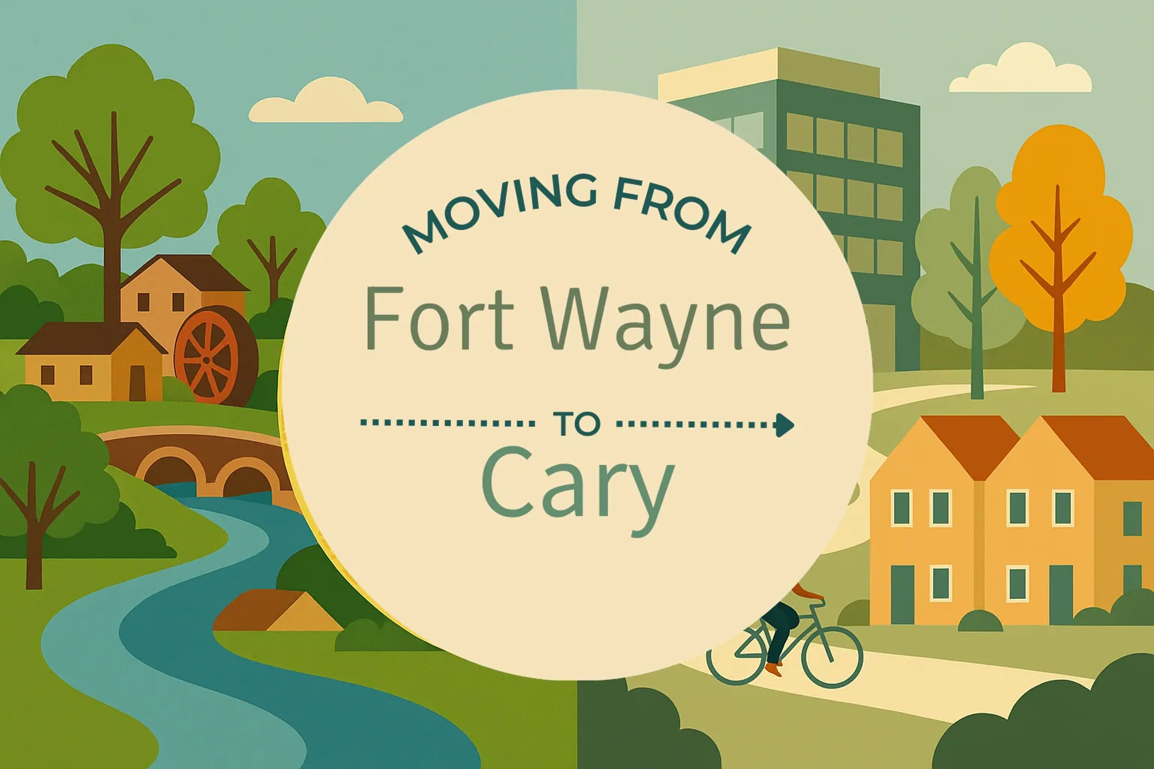 Side-by-side comparison of Fort Wayne to Cary moving companies