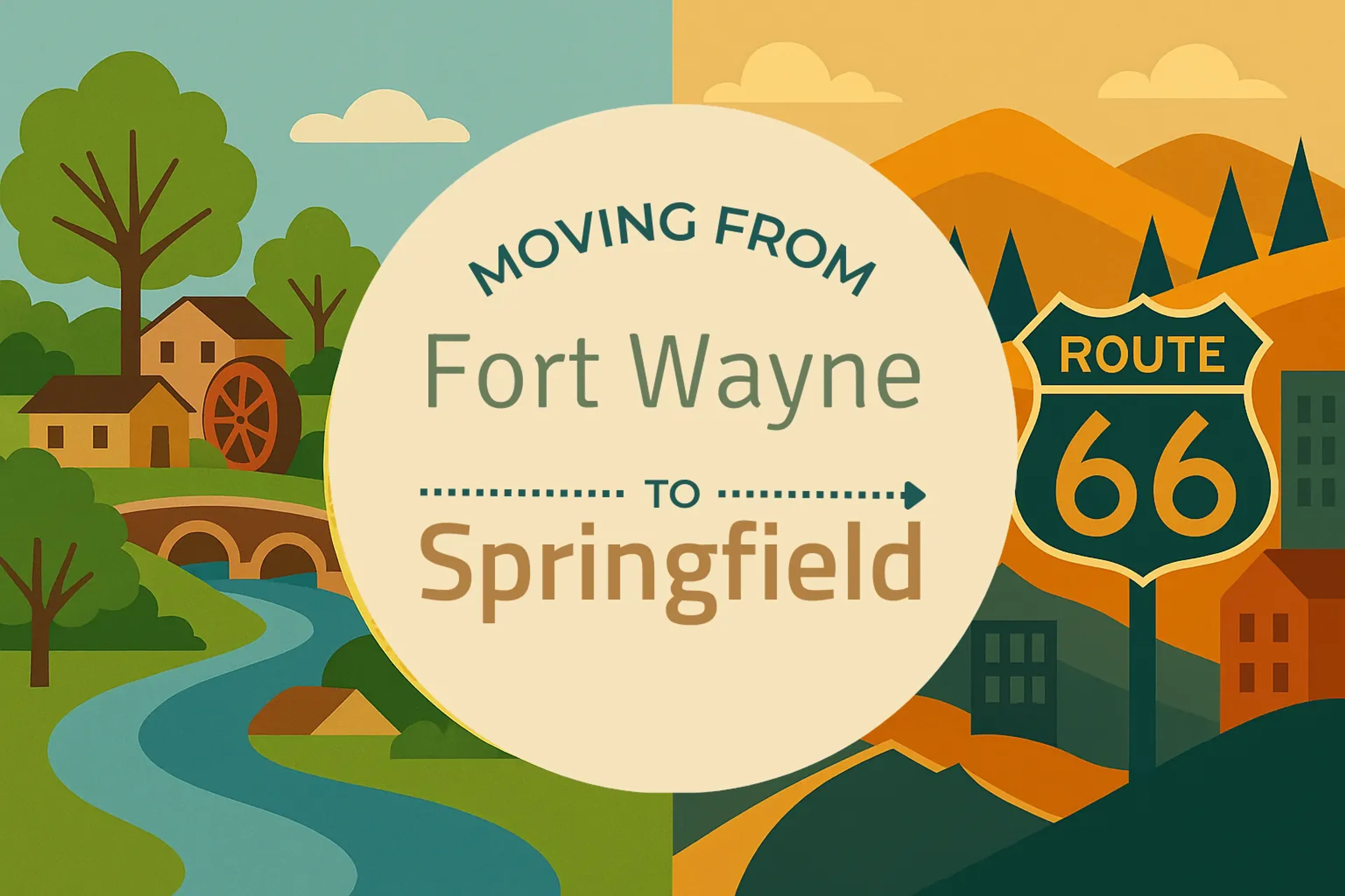 Side-by-side comparison of Fort Wayne to Springfield moving companies