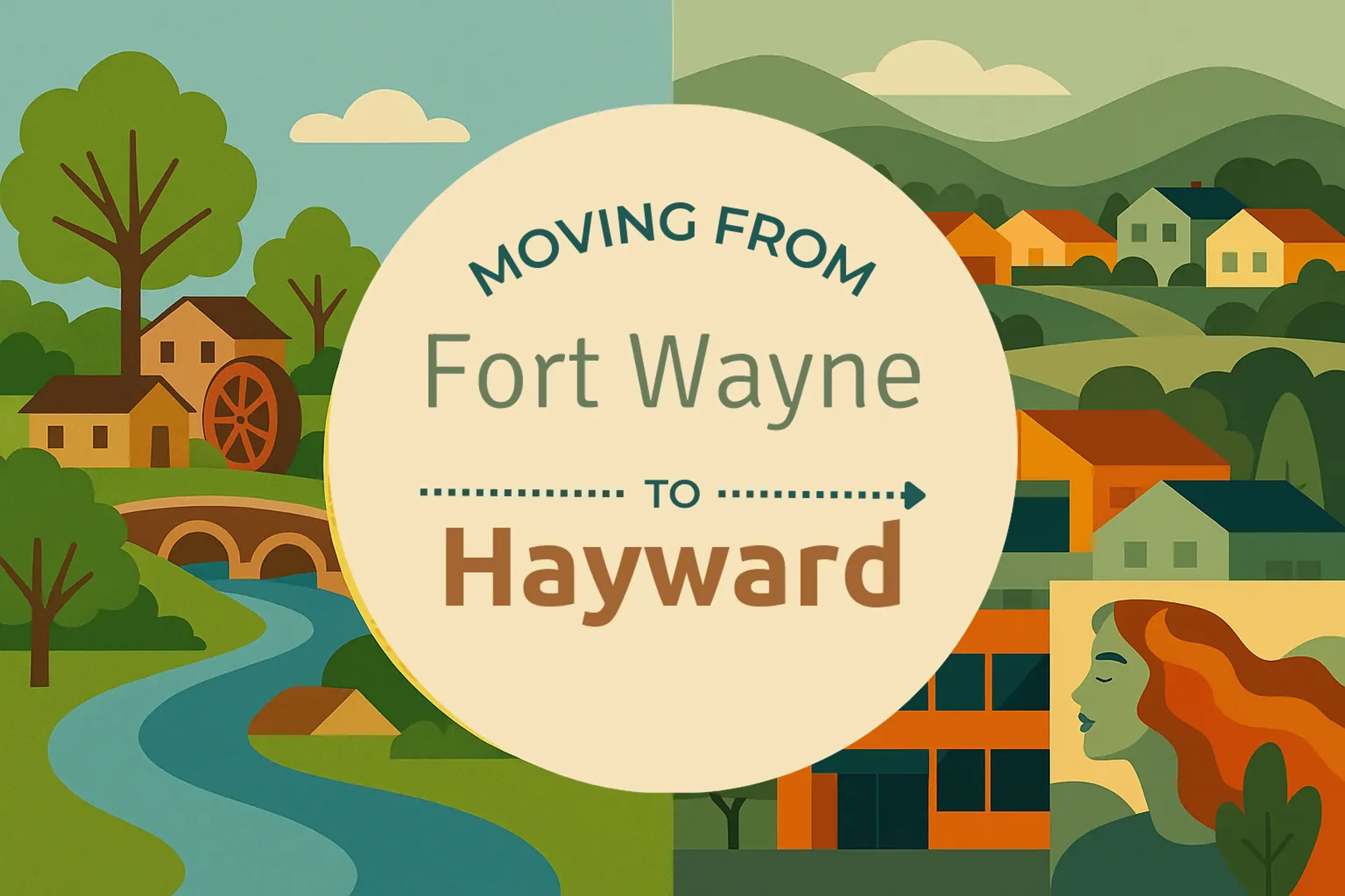 Side-by-side comparison of Fort Wayne to Hayward moving companies